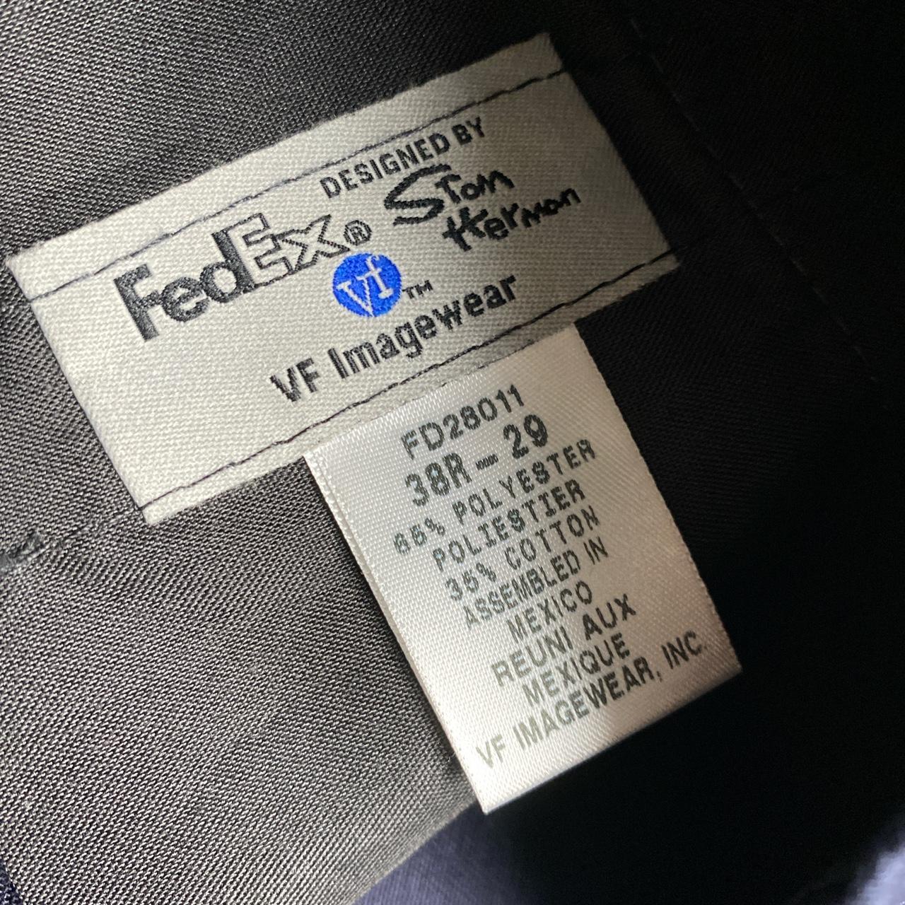Fedex Navy Utility Reflective Strip Cargo Trousers (38W)