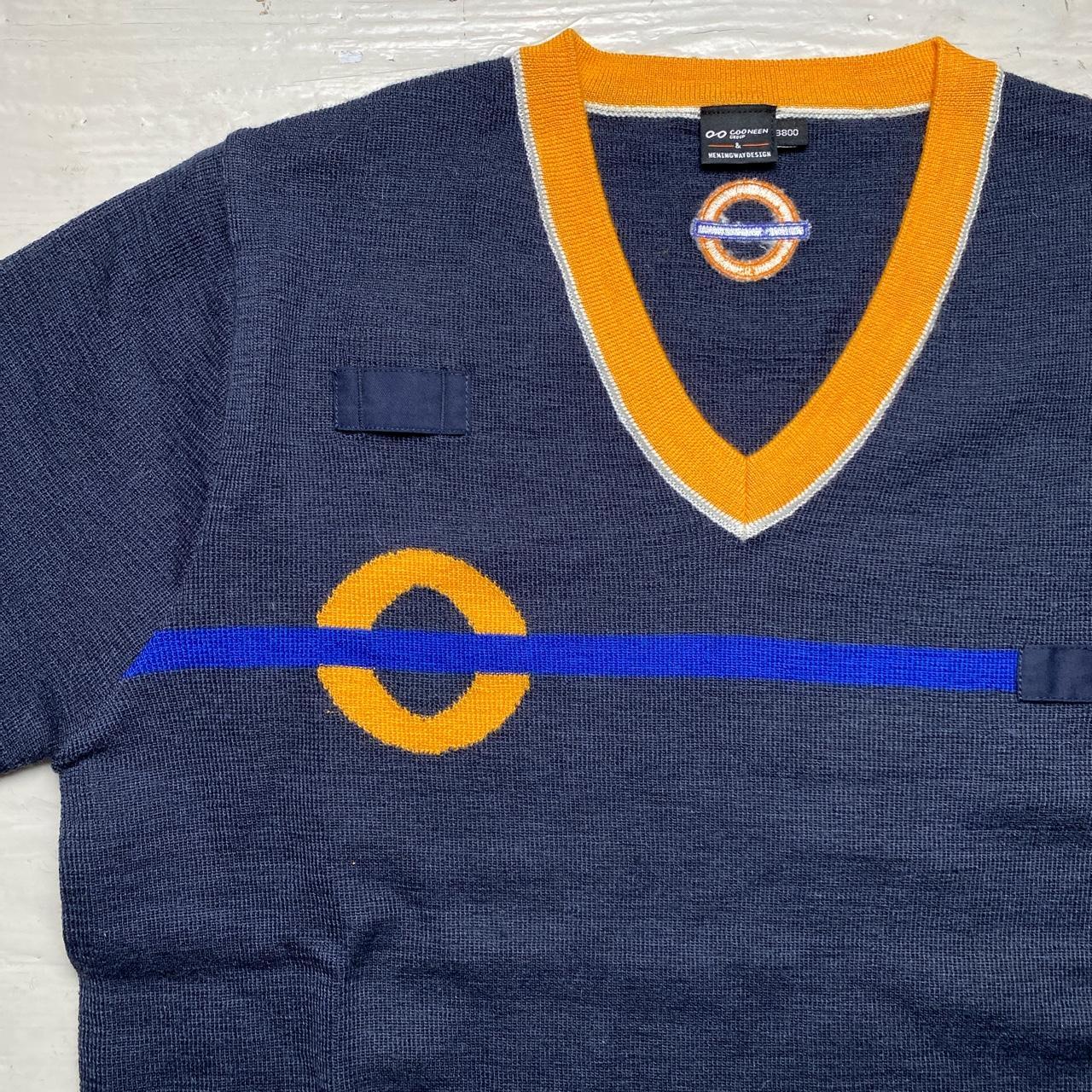 Workwear Navy and Orange Jumper
