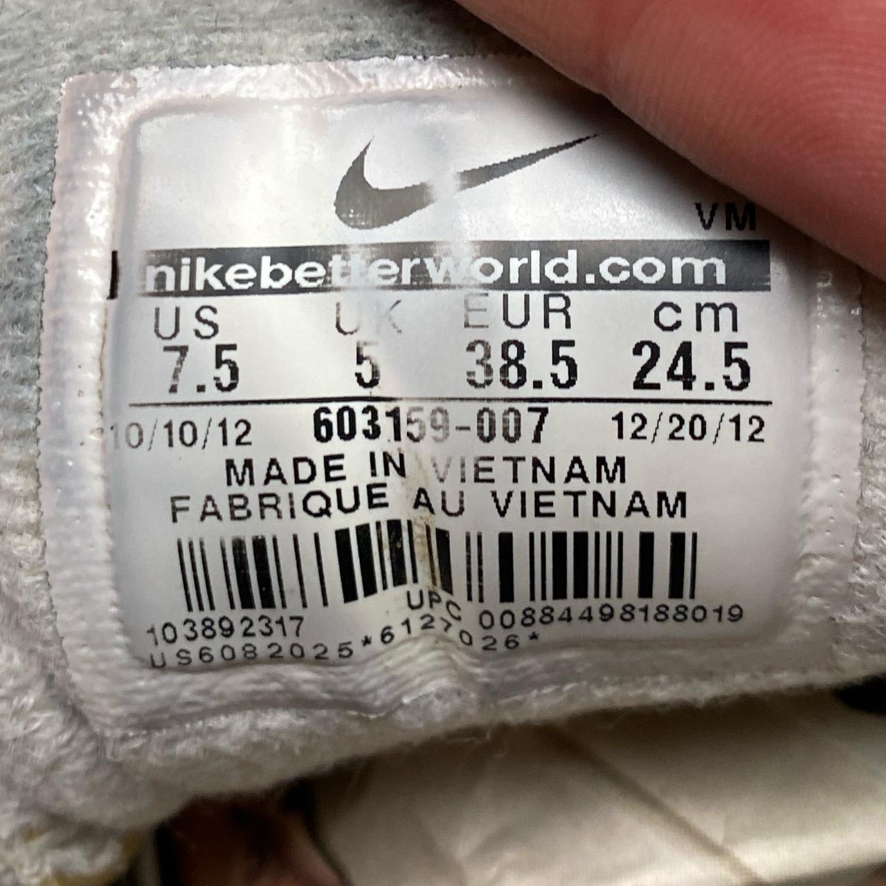 Nike Air Max BW Vintage 2012 White Grey and Red