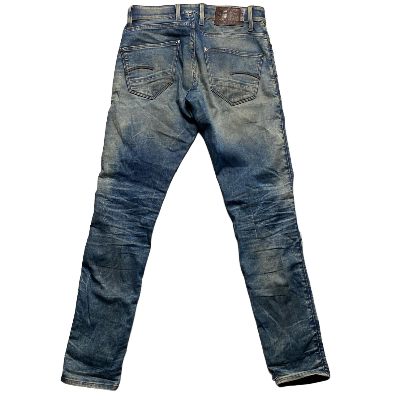 G Star Stonewashed Revend Slim Jeans (29W)
