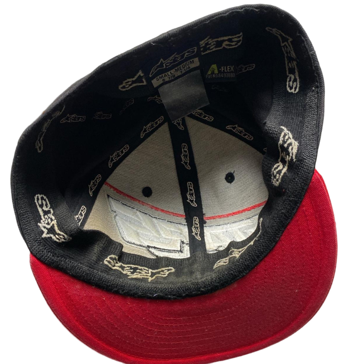 Allstars Black Red and White Fitted Adjustable Fit Cap