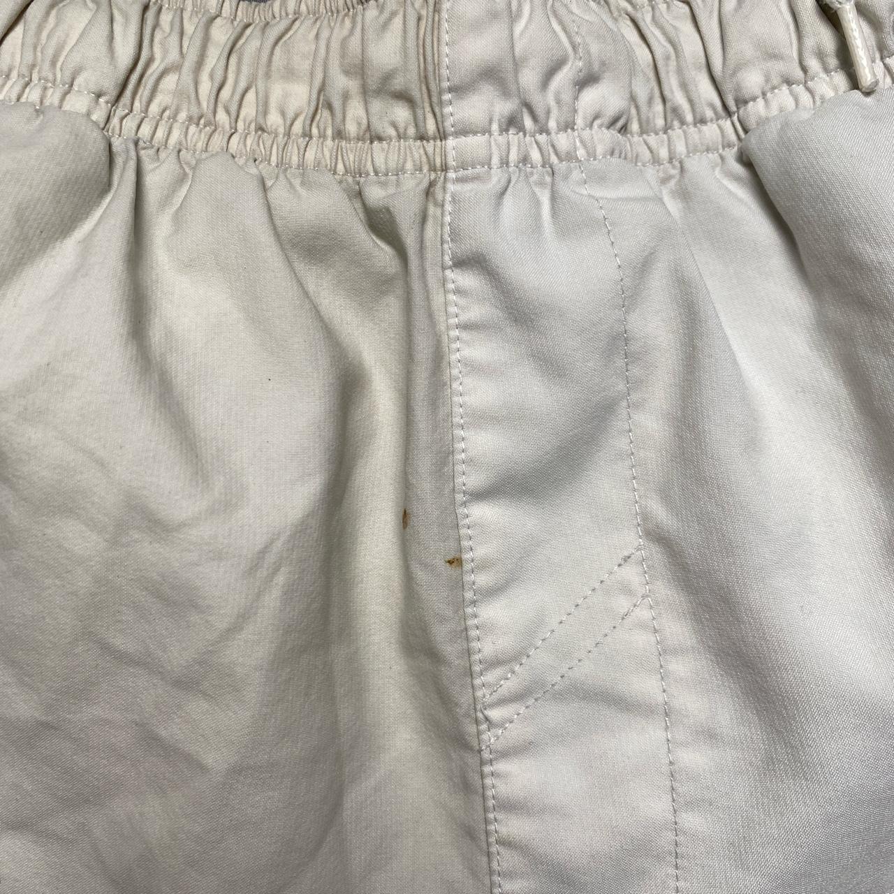 Nike Vintage Swoosh White/Cream Shell Track Pant Shorts