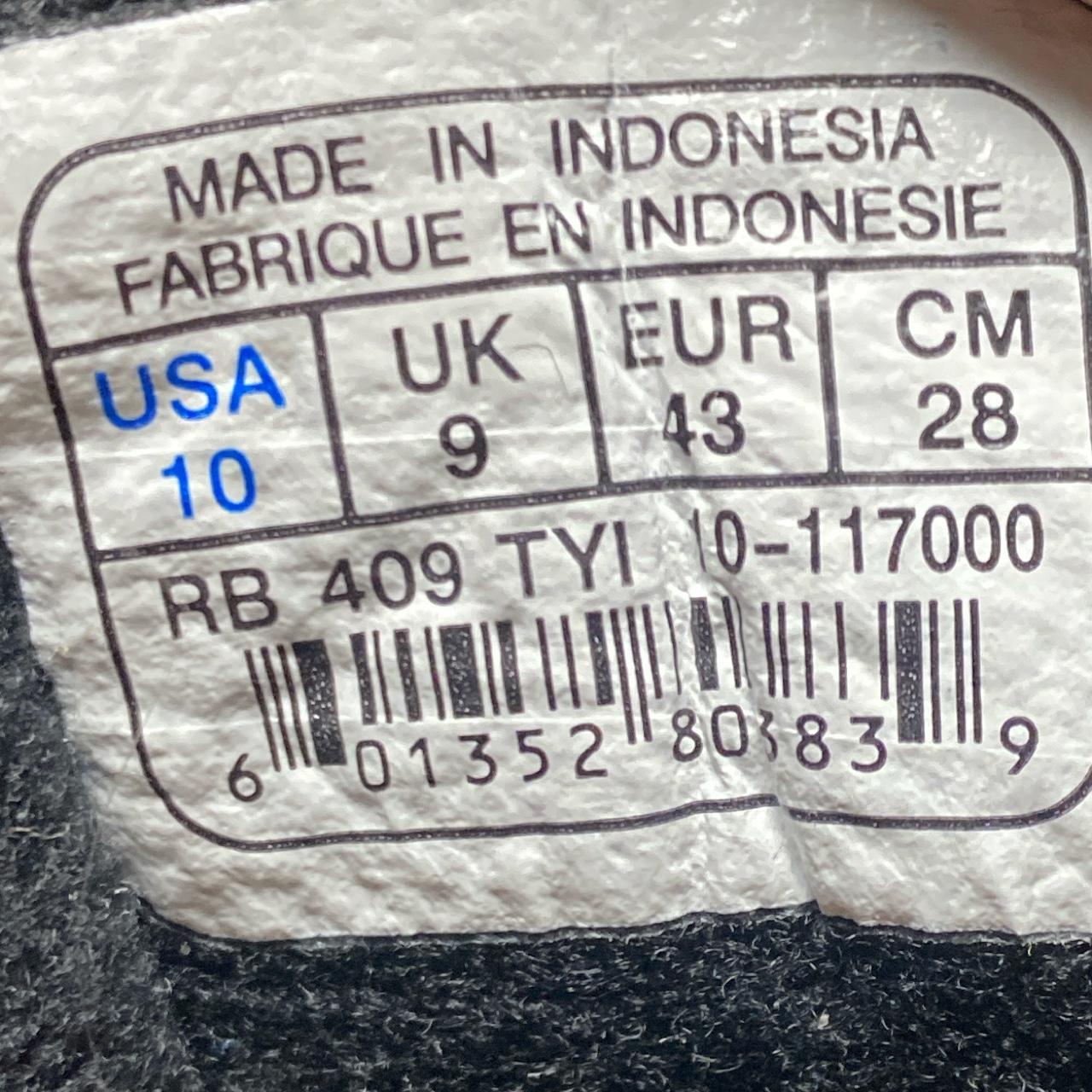 G Unit 50 Cent Reebok Black and Red Trainers (UK 9)