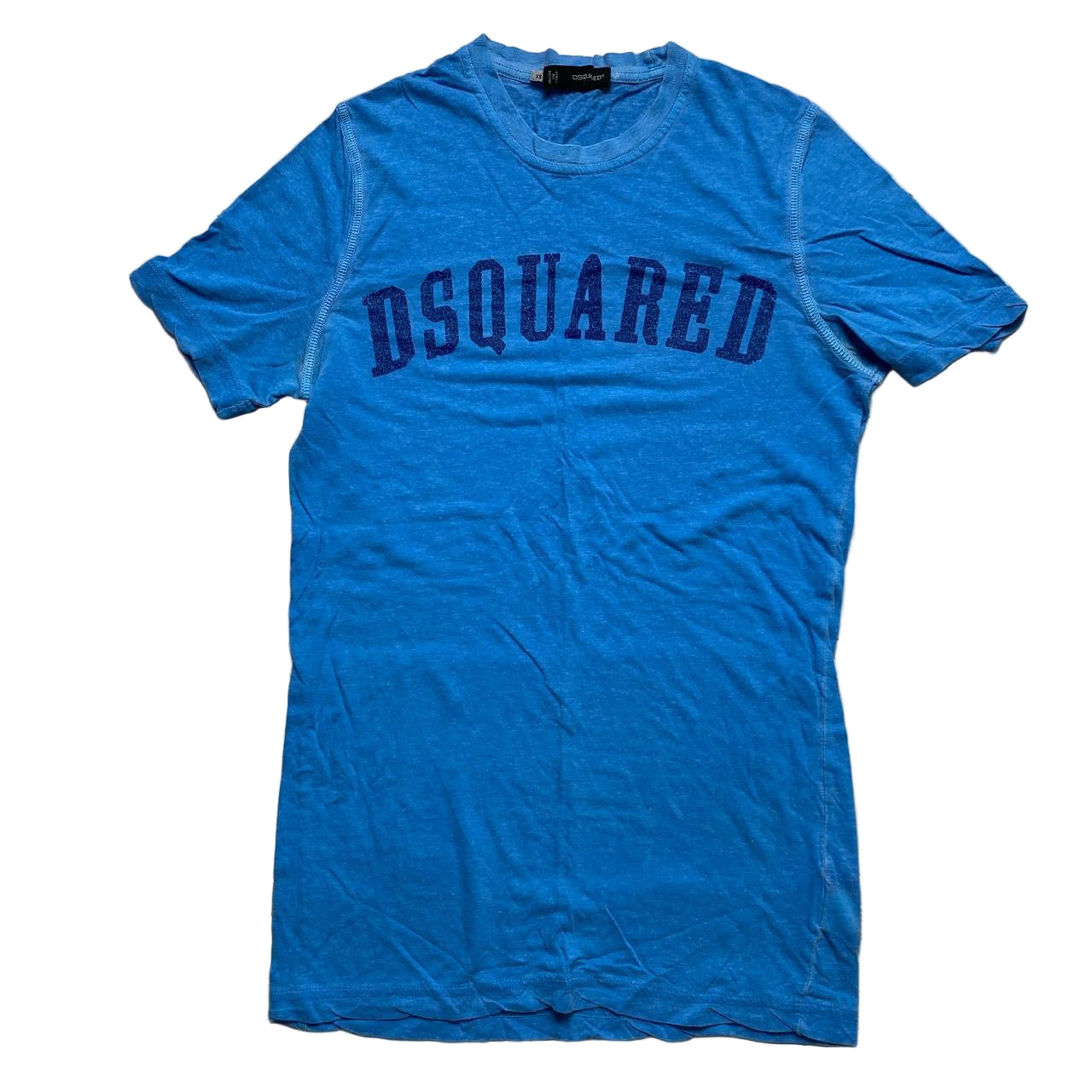 Dsquared Blue Slim Fitted T Shirt (XS)