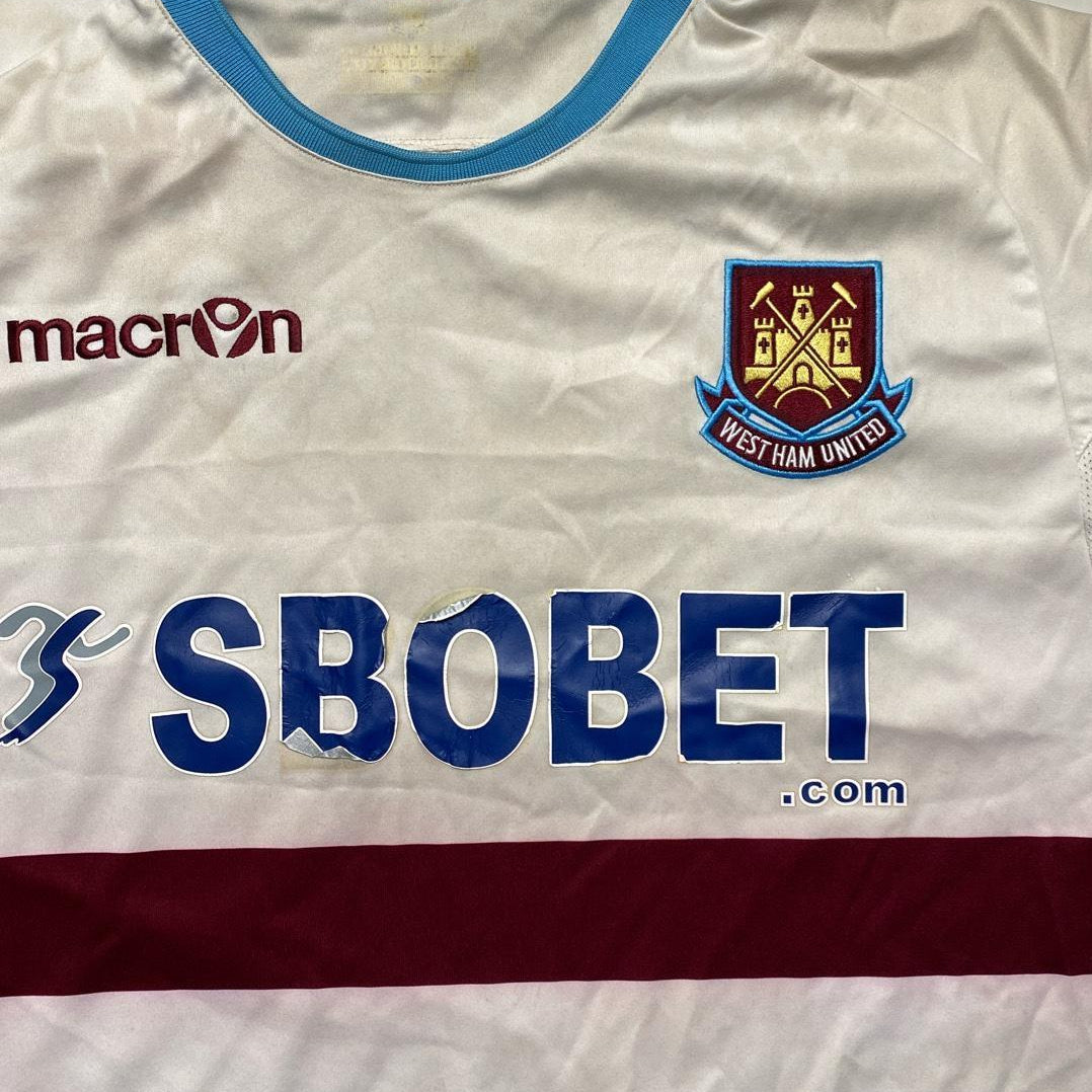 West Ham United Macron Vintage Football Jersey (2XL)