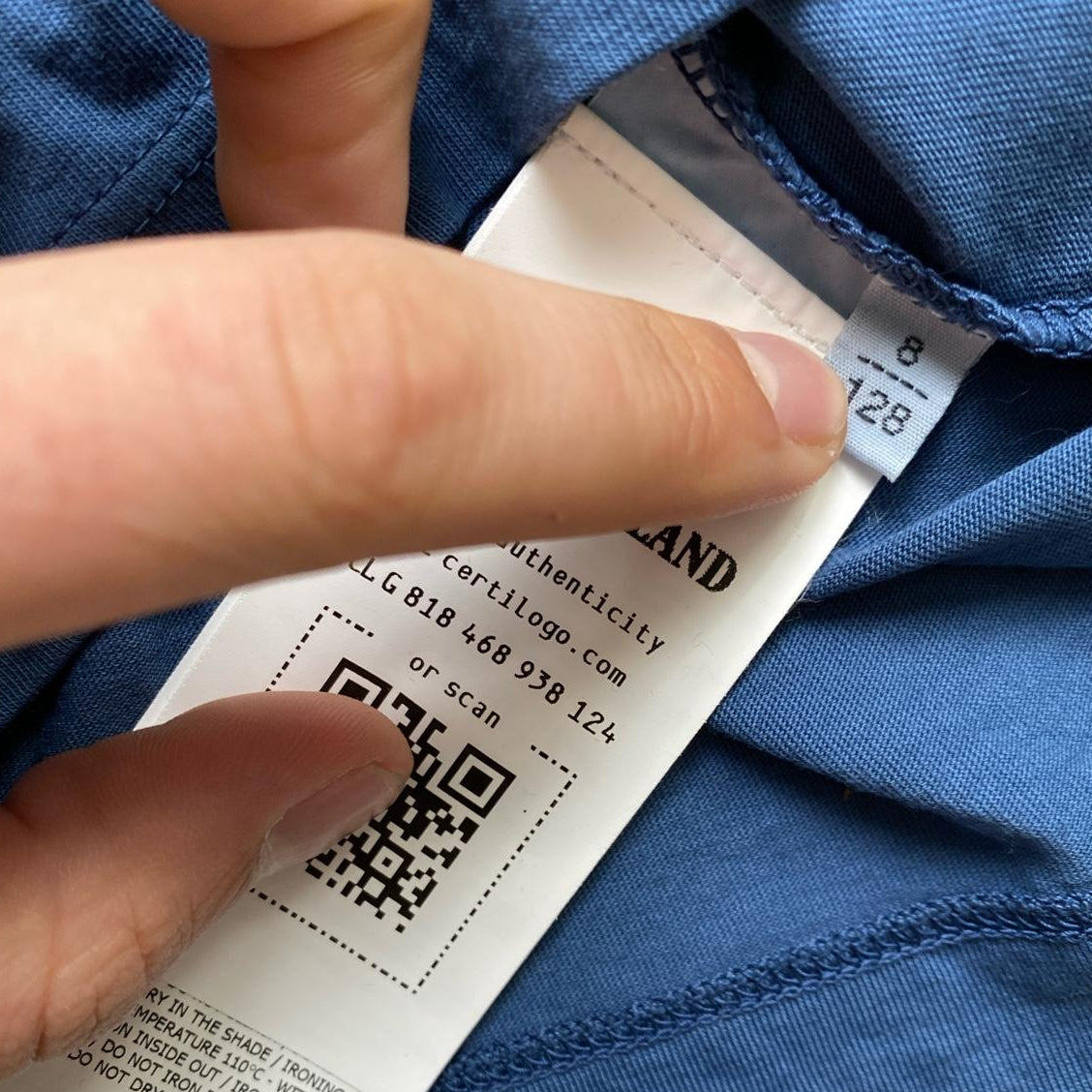 Stone Island Junior Blue T Shirt (8Y)