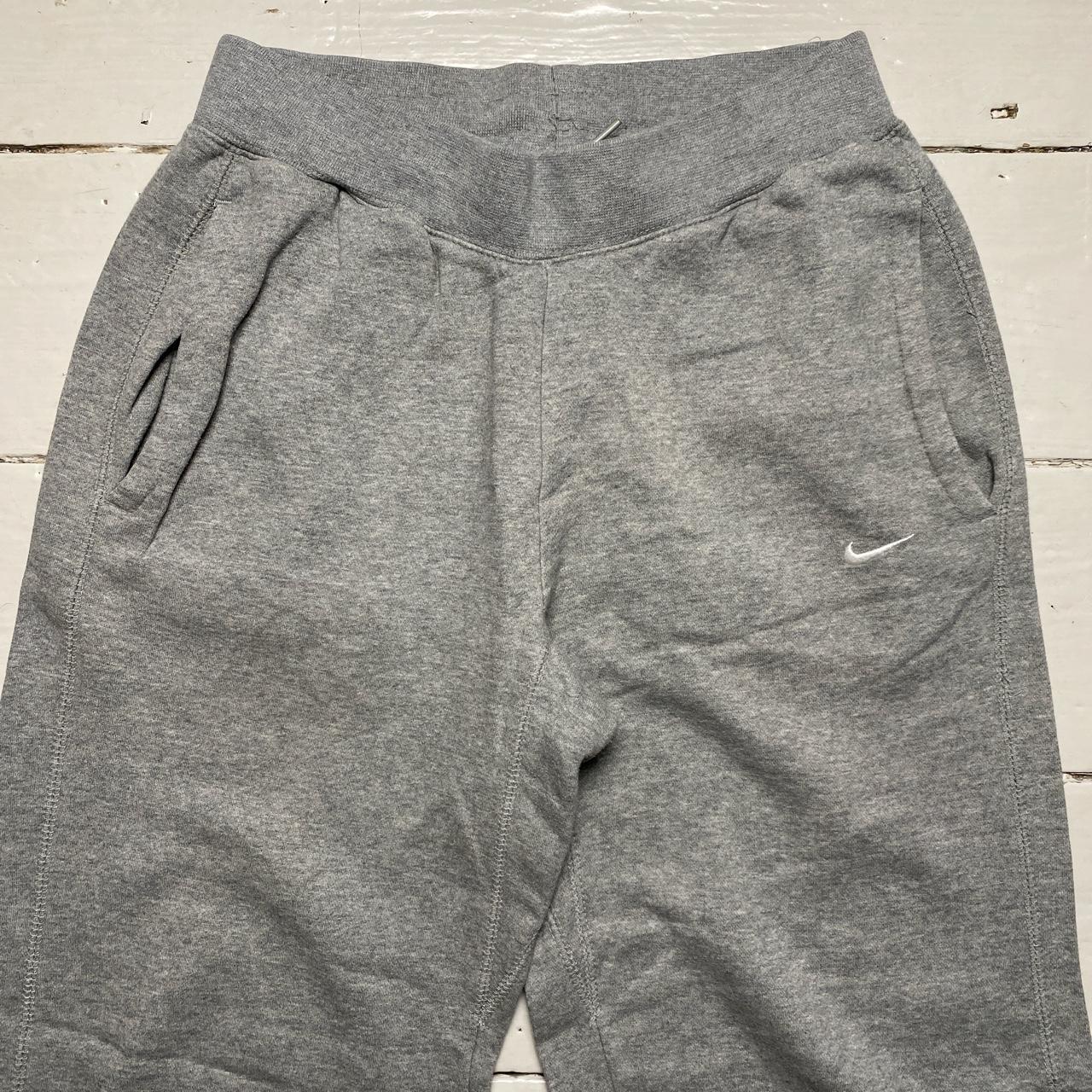 Nike Swoosh Grey and White Swoosh Joggers