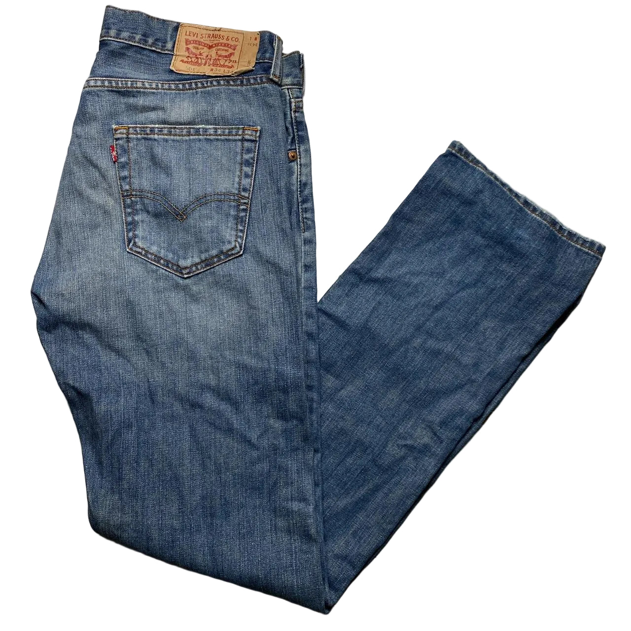 Levis 501 Vintage Baggy Light Blue Jeans (34W)