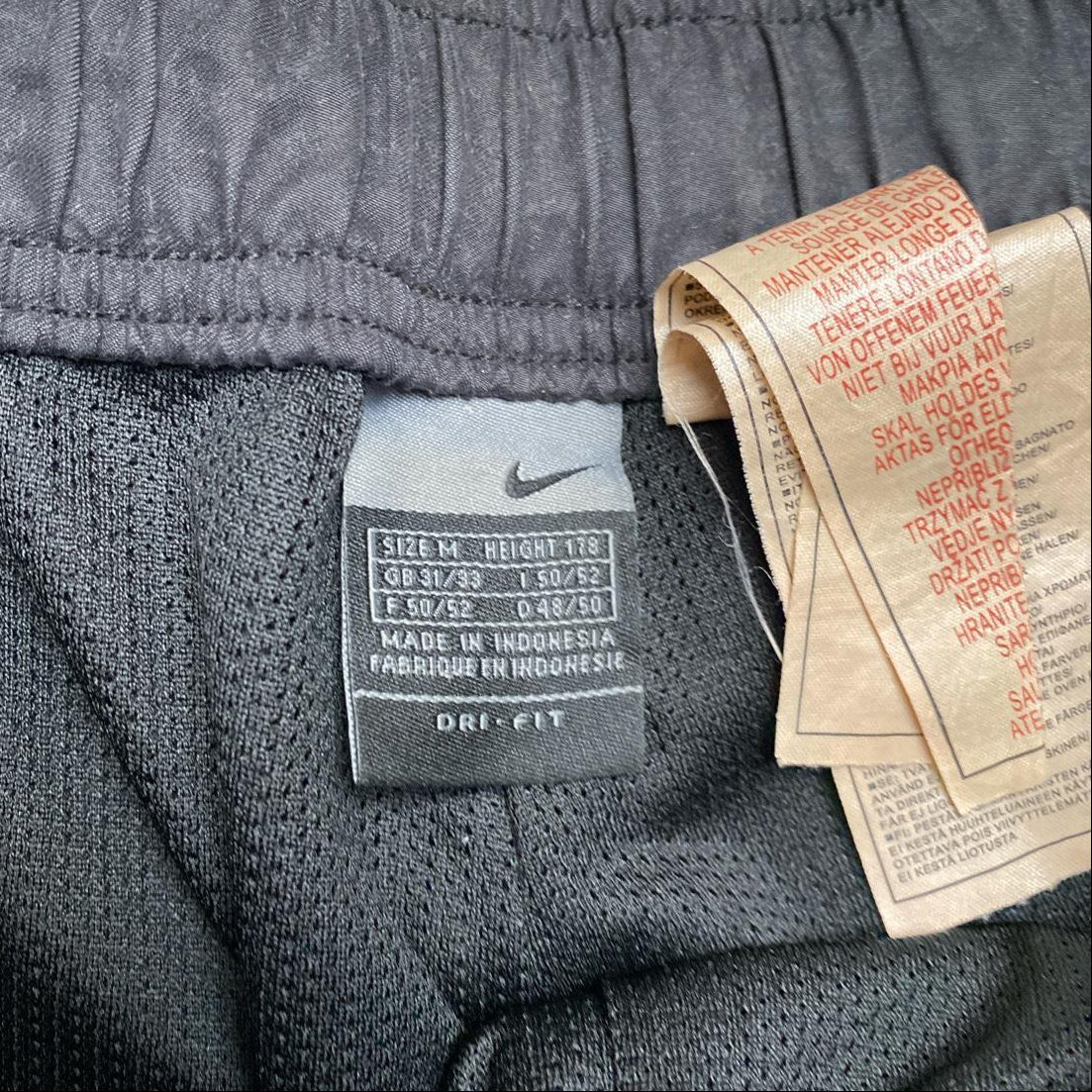 Nike Swoosh Dri Fit Vintage Baggy Battlegrounds Basketball Shell Bottoms (M)