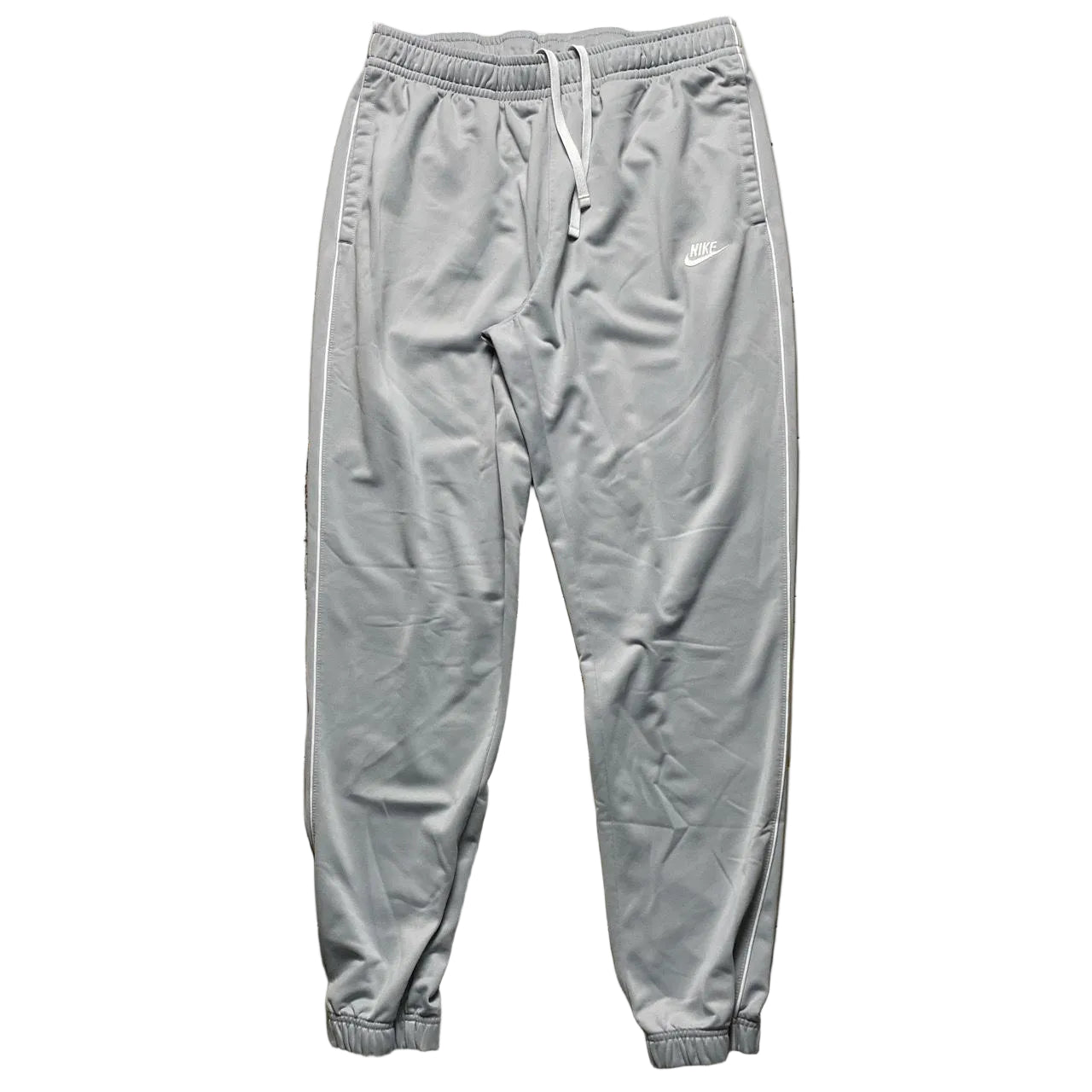 Nike Swoosh Silver and White Jogger Trackpants (L)