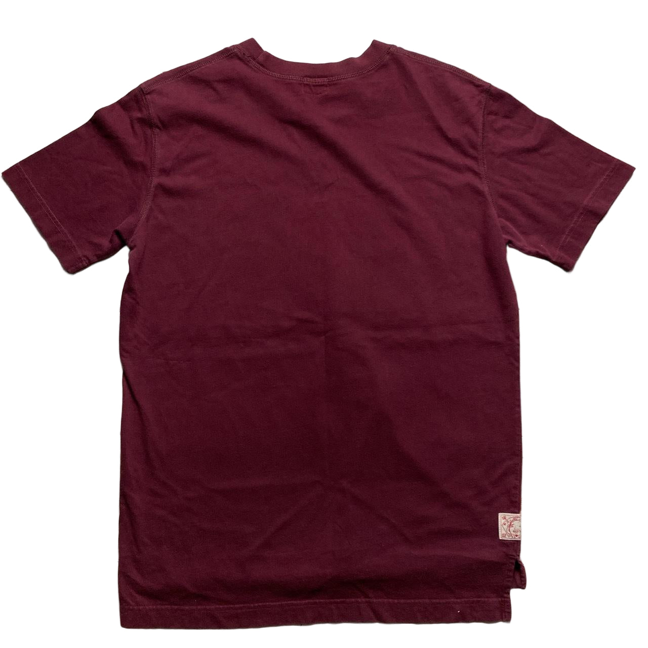 Evisu Burgundy Buddha T Shirt (L)