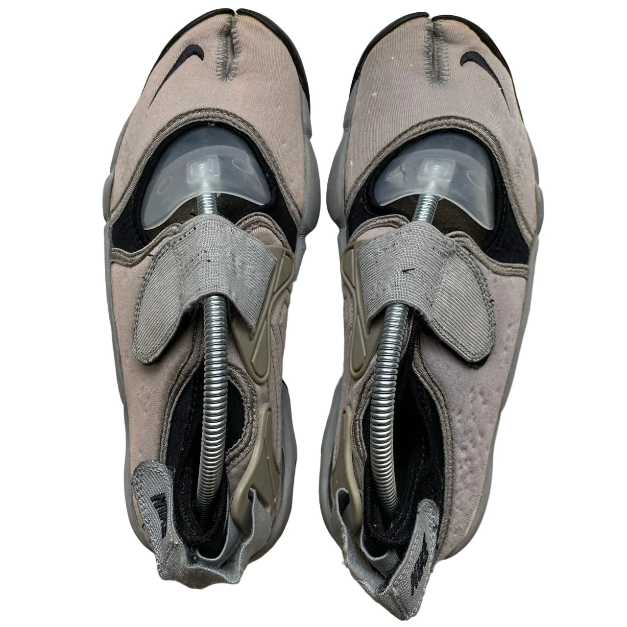 Nike Air Rift Grey and Black Tabi Toe Sample Trainers (UK 8)