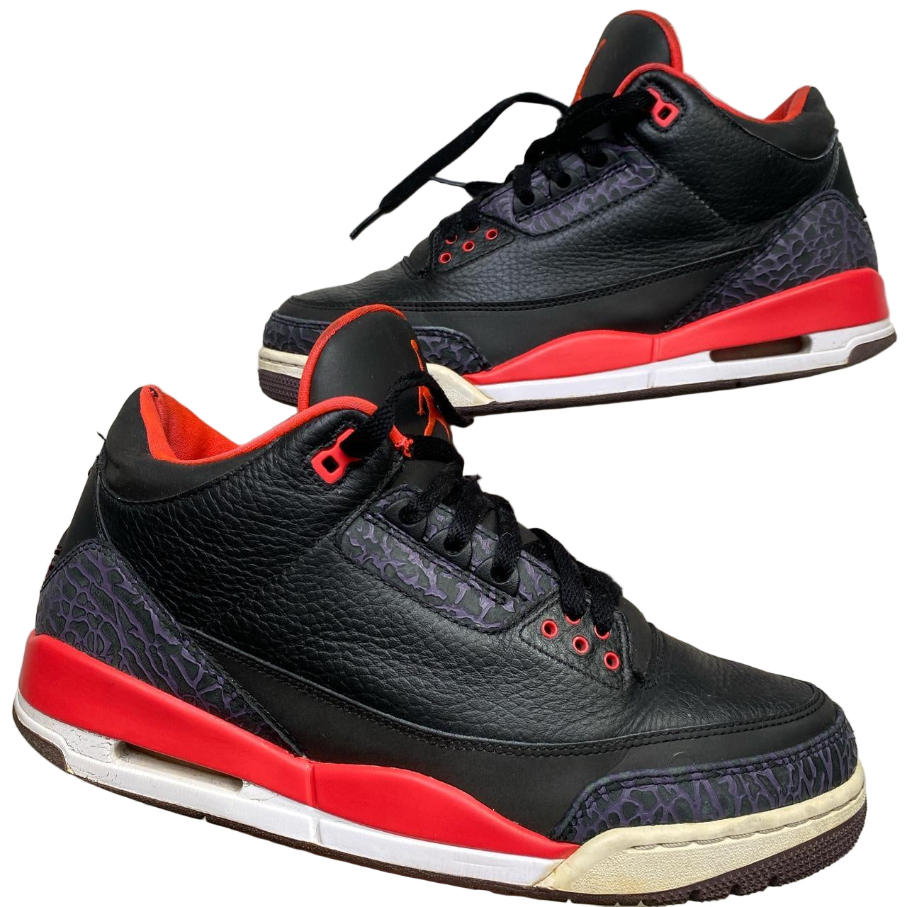 Jordan 3 Cement Crimson Black and Red (UK 9.5)