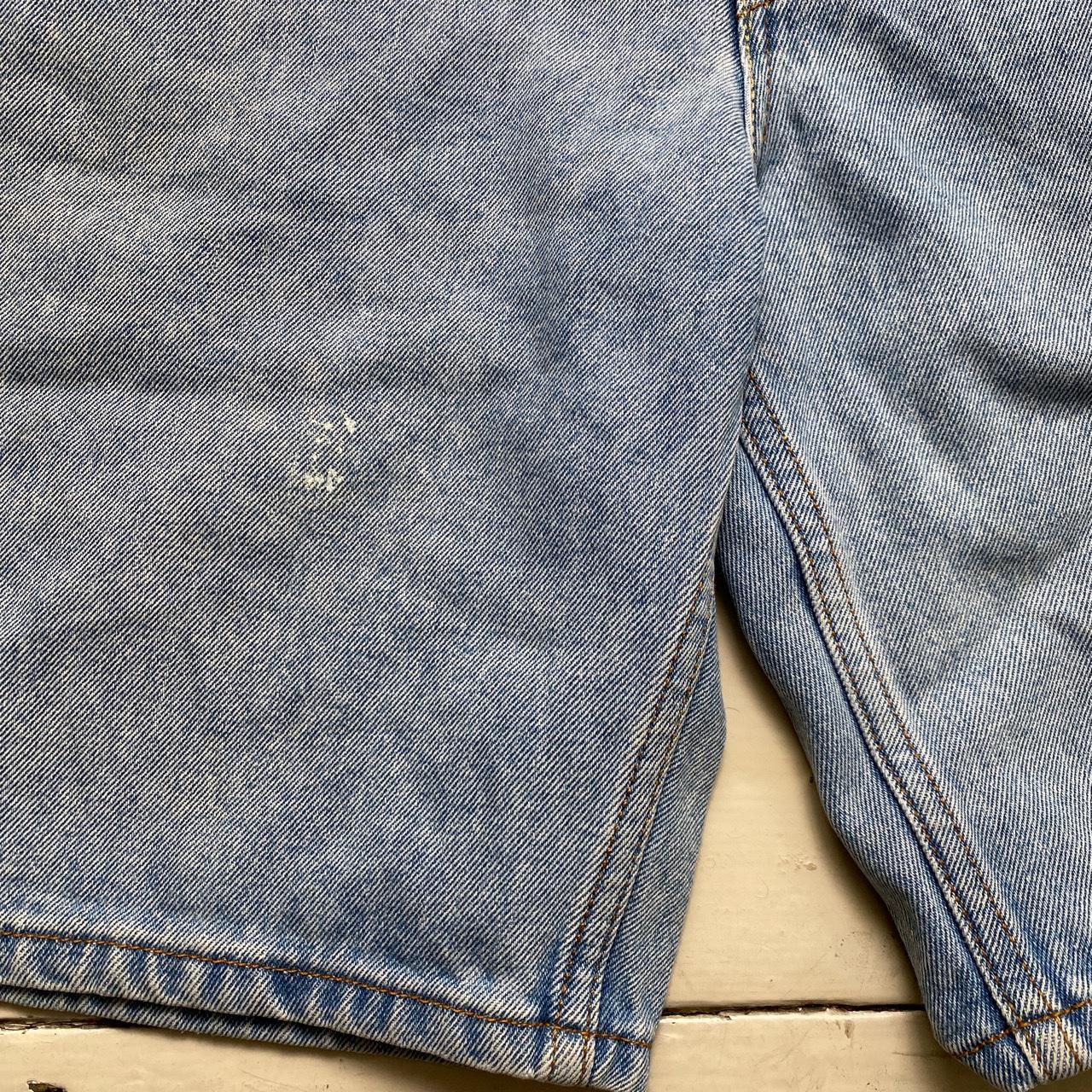 Levis 505 Jean Short Jorts Light Blue