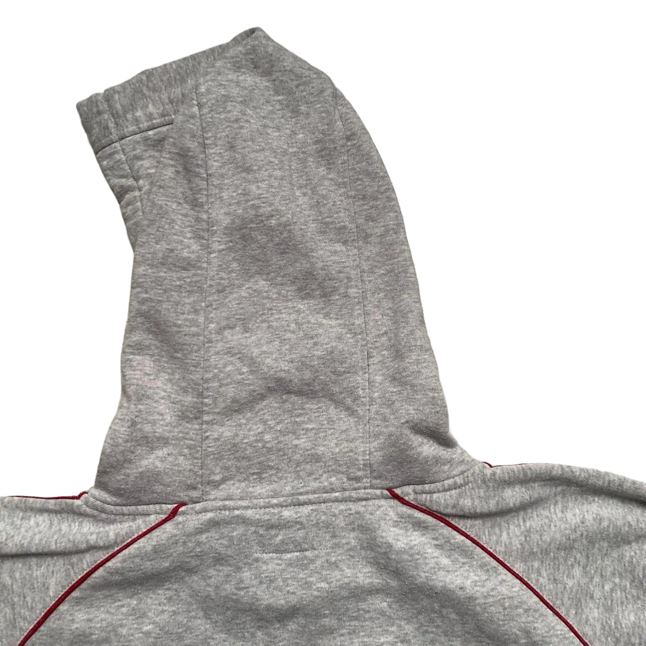 Phat Bastard 69 Vintage Grey and Red Hoodie (XL)