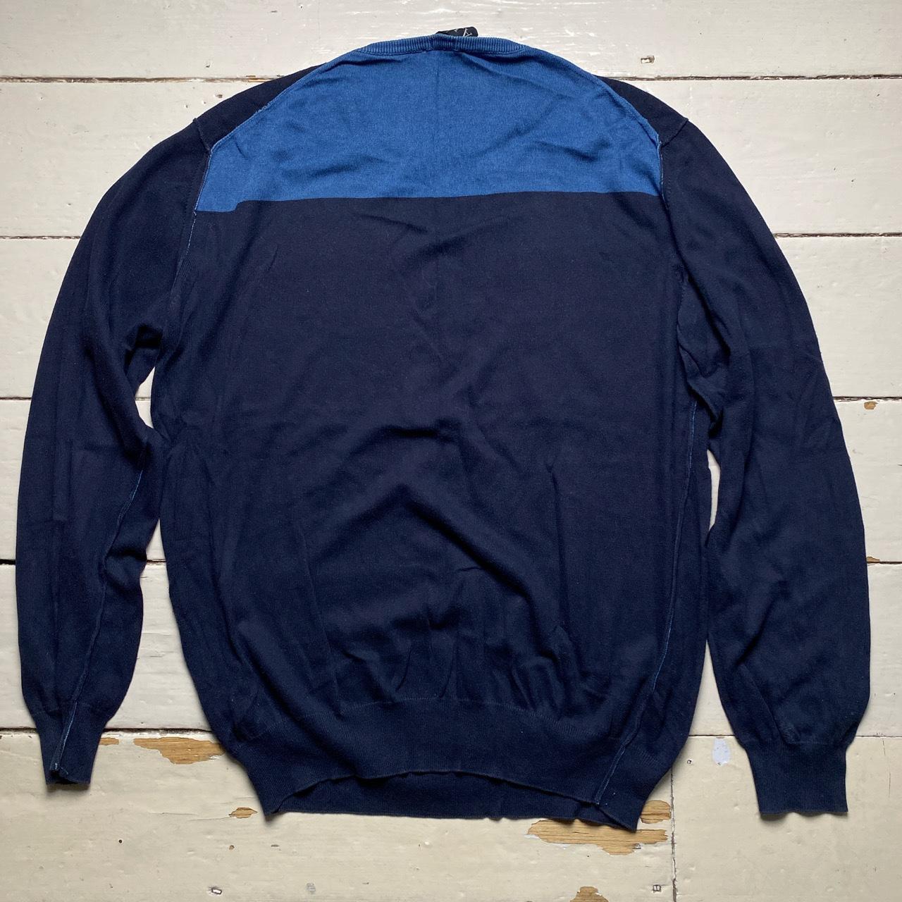 Armani Jeans Navy and Blue Jumper