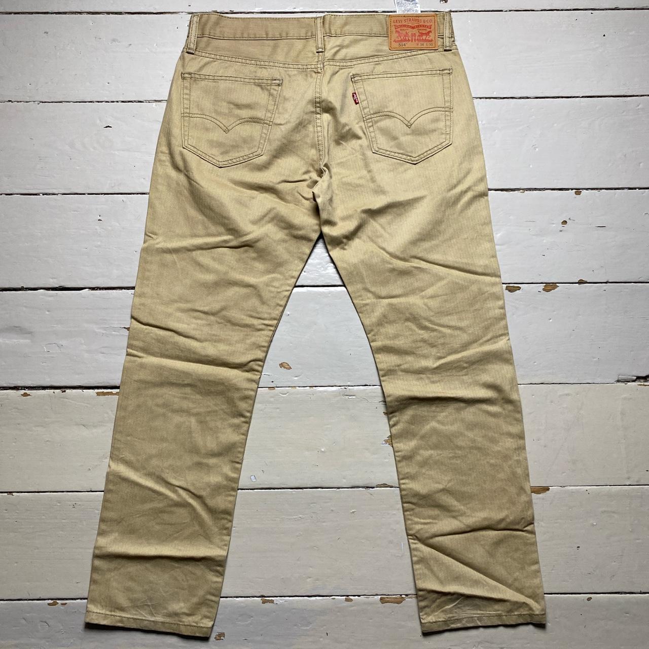 Levis 514 Cream Trouser Jeans