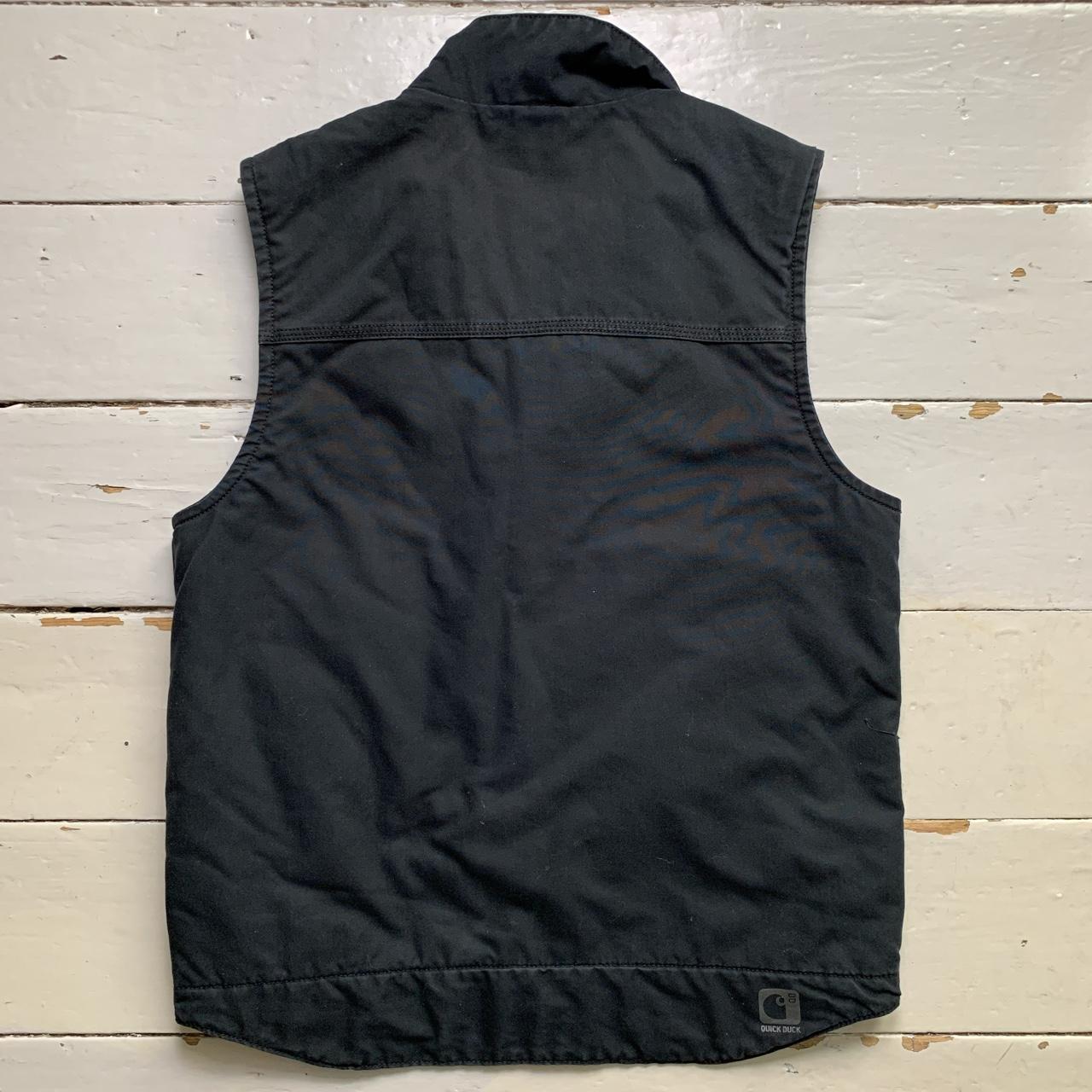 Carharrt Quick Duck Black Workman Gilet