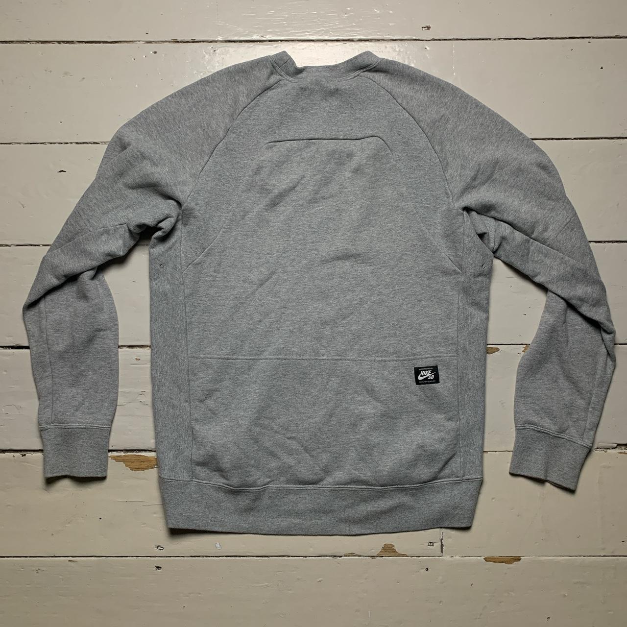 Nike SB Grey and Black Jumper