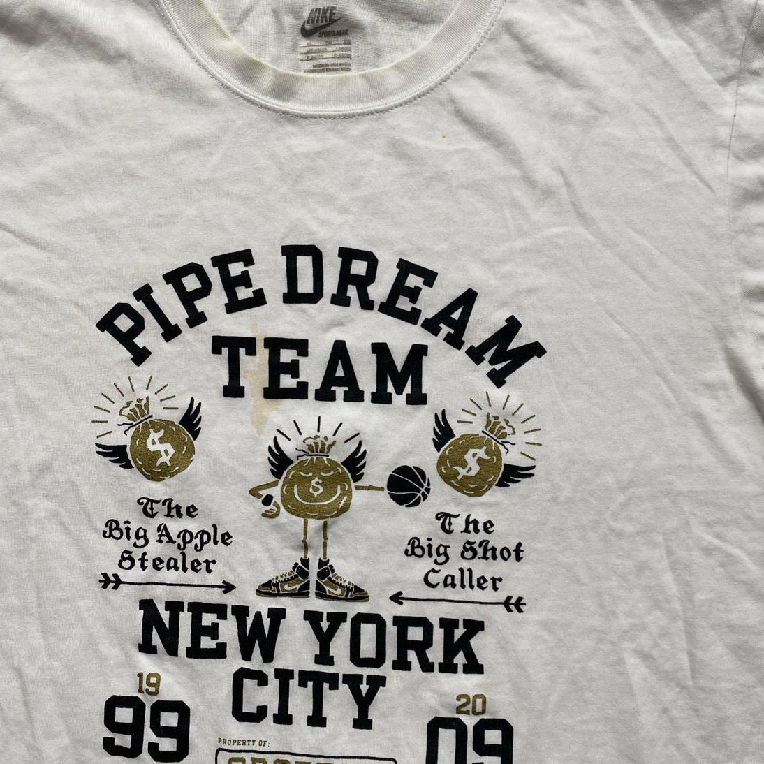 Nike Grotesk Vintage PipeDream Team T Shirt (XL)