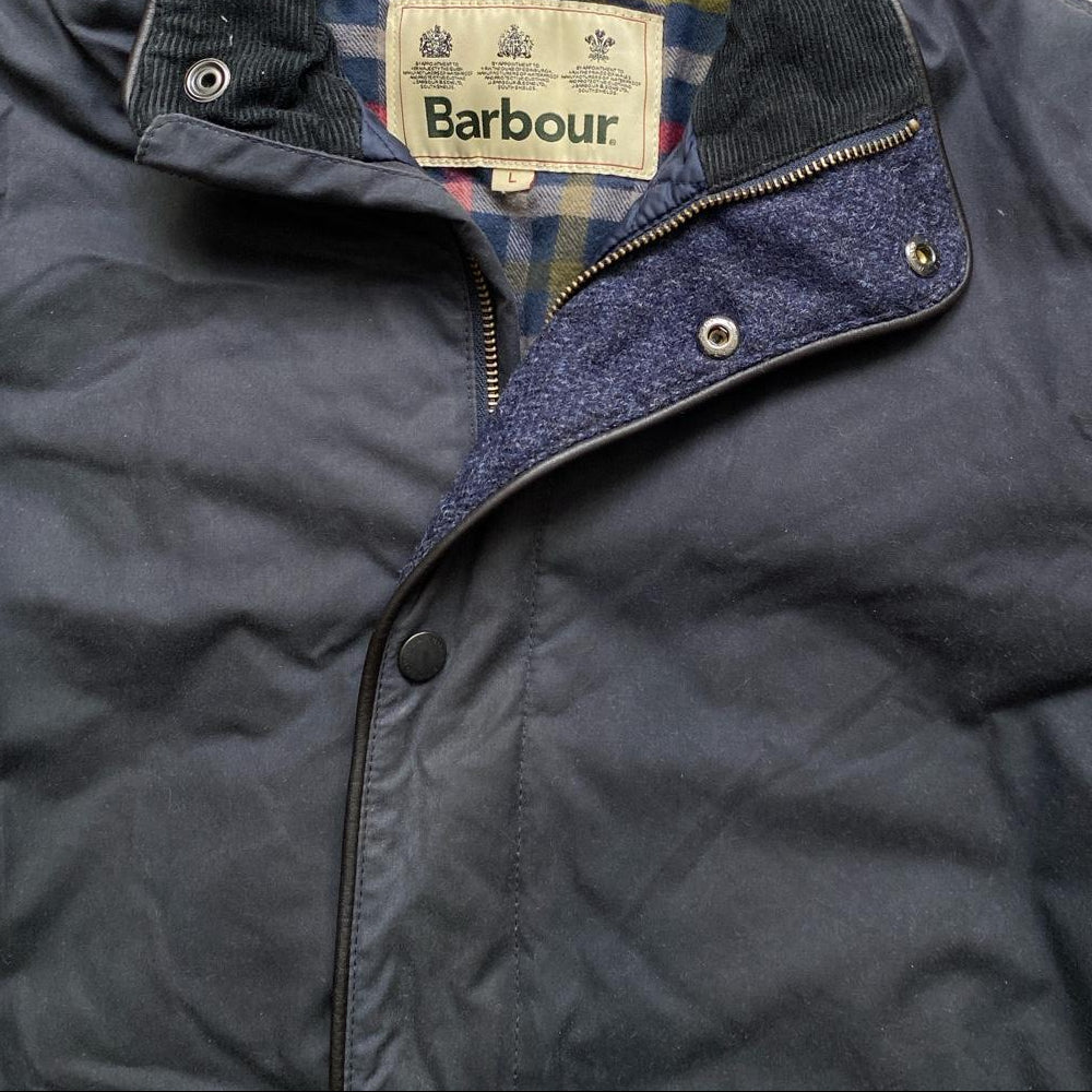 Barbour Buttermere Navy Quilted Jacket (L)