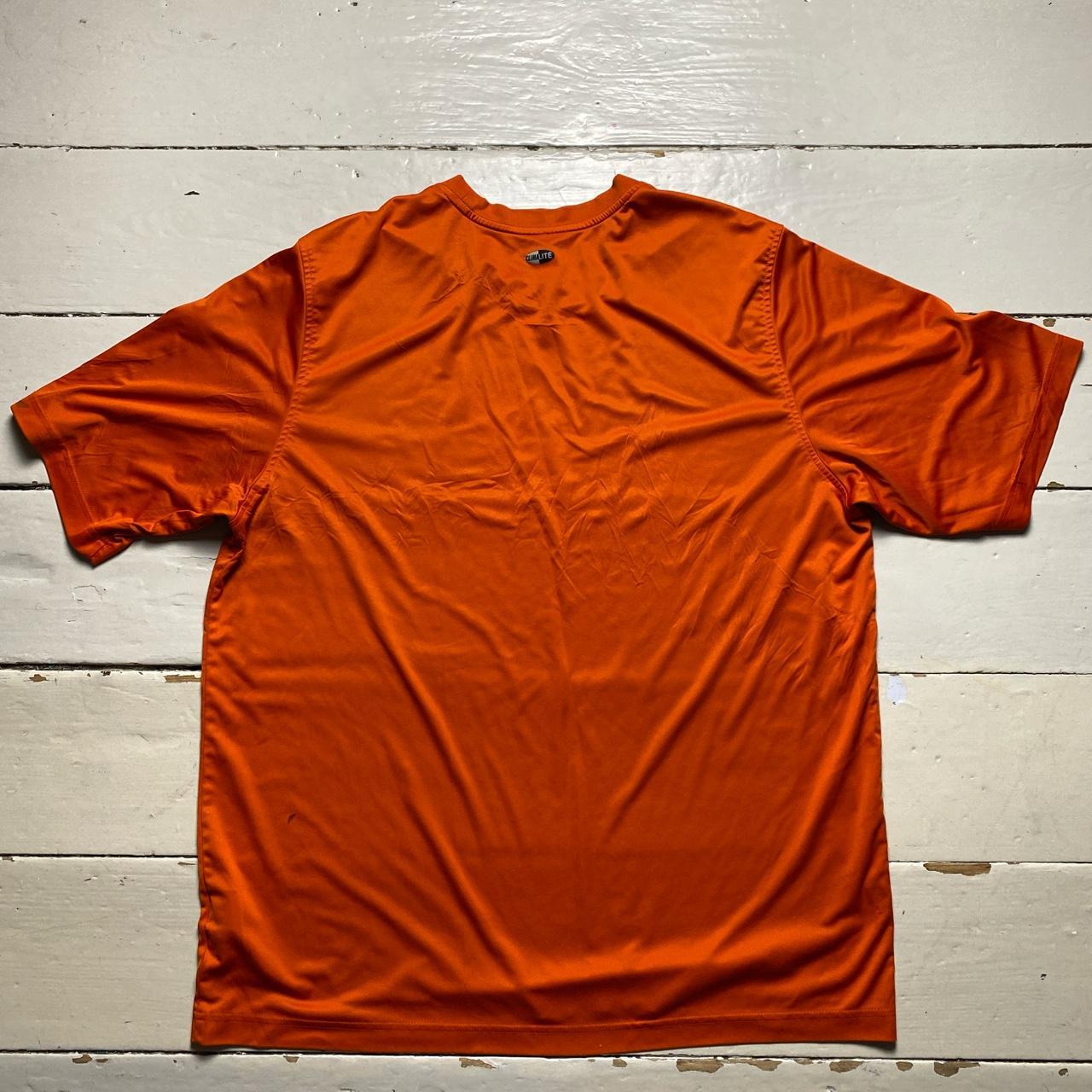 Adidas Climalite Vintage Orange T Shirt