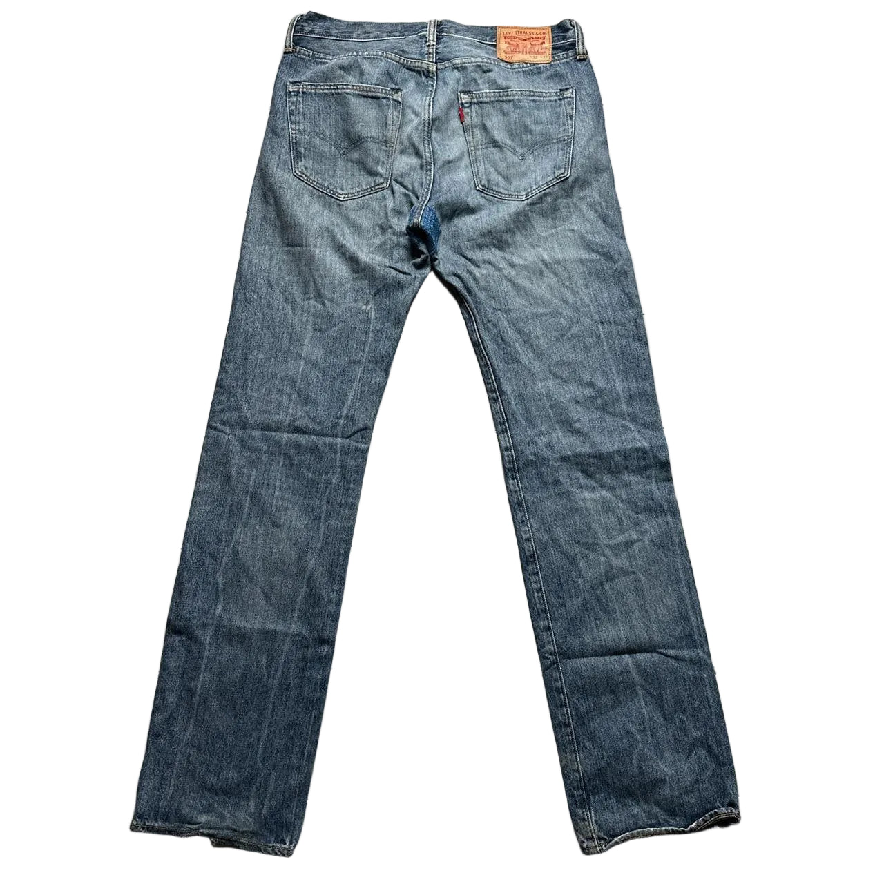 Levis 501 Light Blue Baggy Jeans (32W)