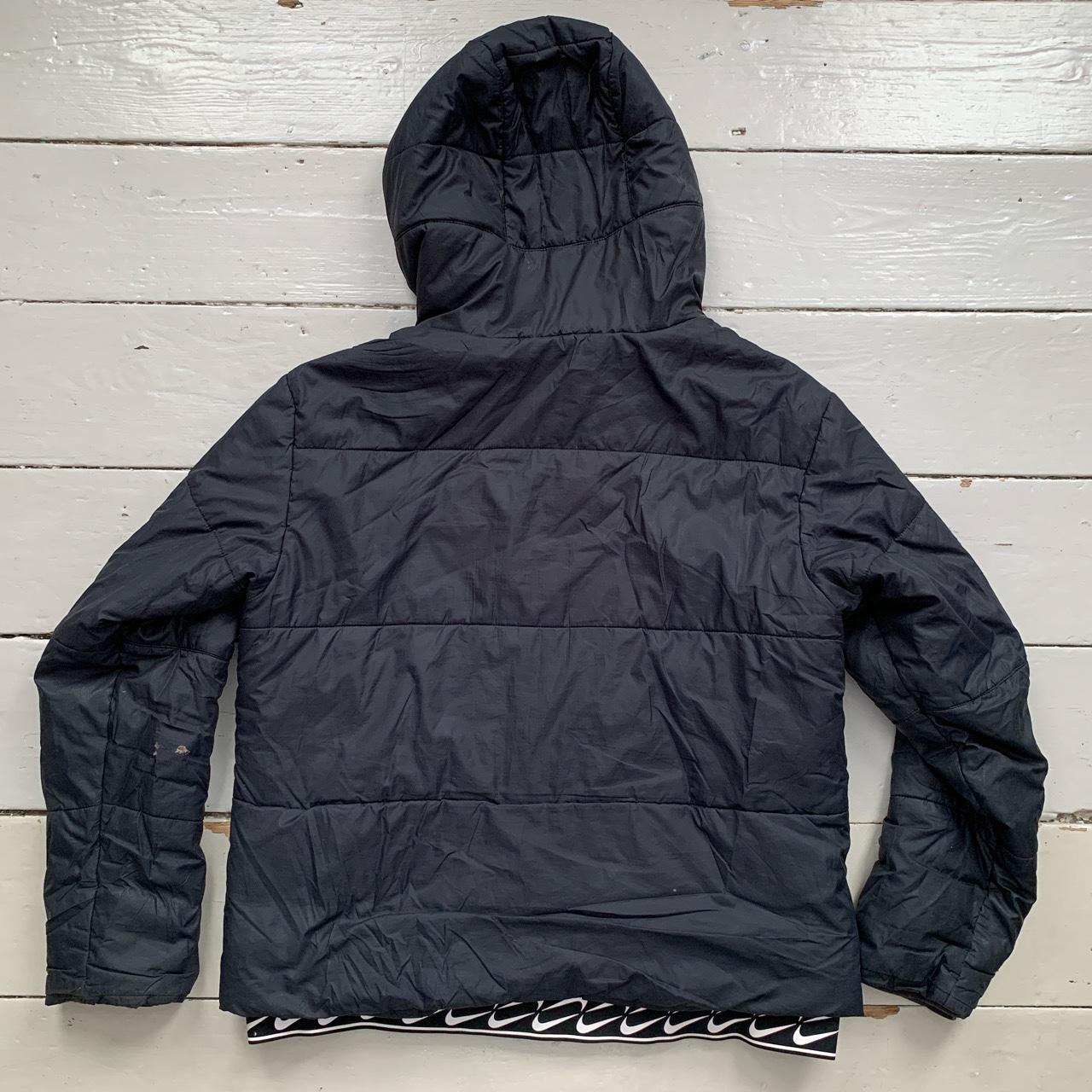 Nike Swoosh Black Puffer Coat