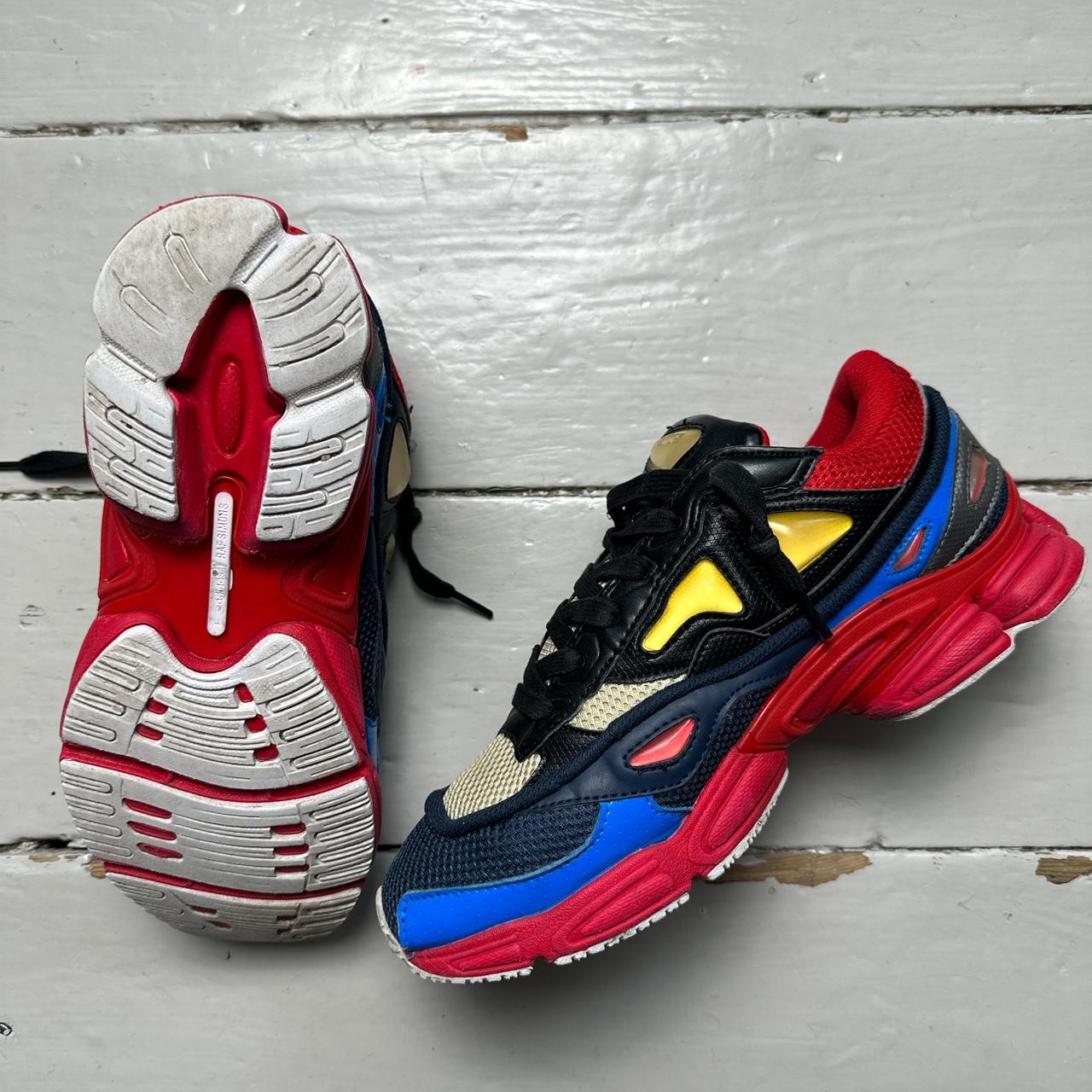 Raf Simons Adidas Ozweego Blue Yellow Black and Red