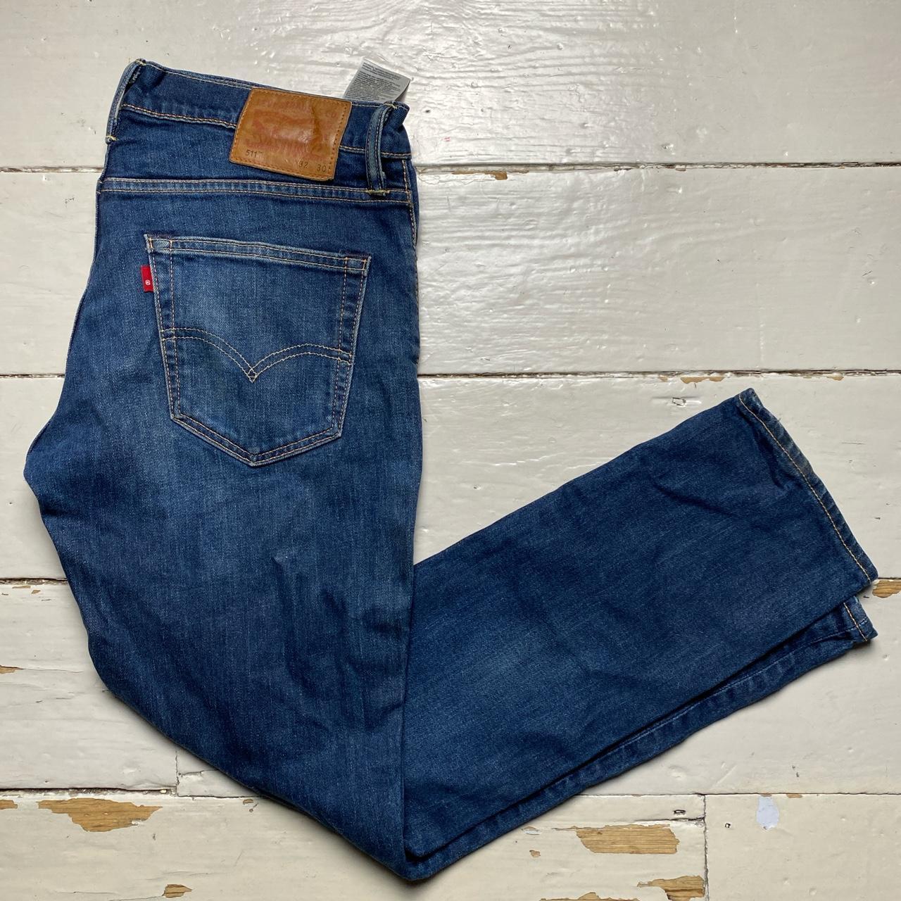 Levis 511 Slim Navy Jeans