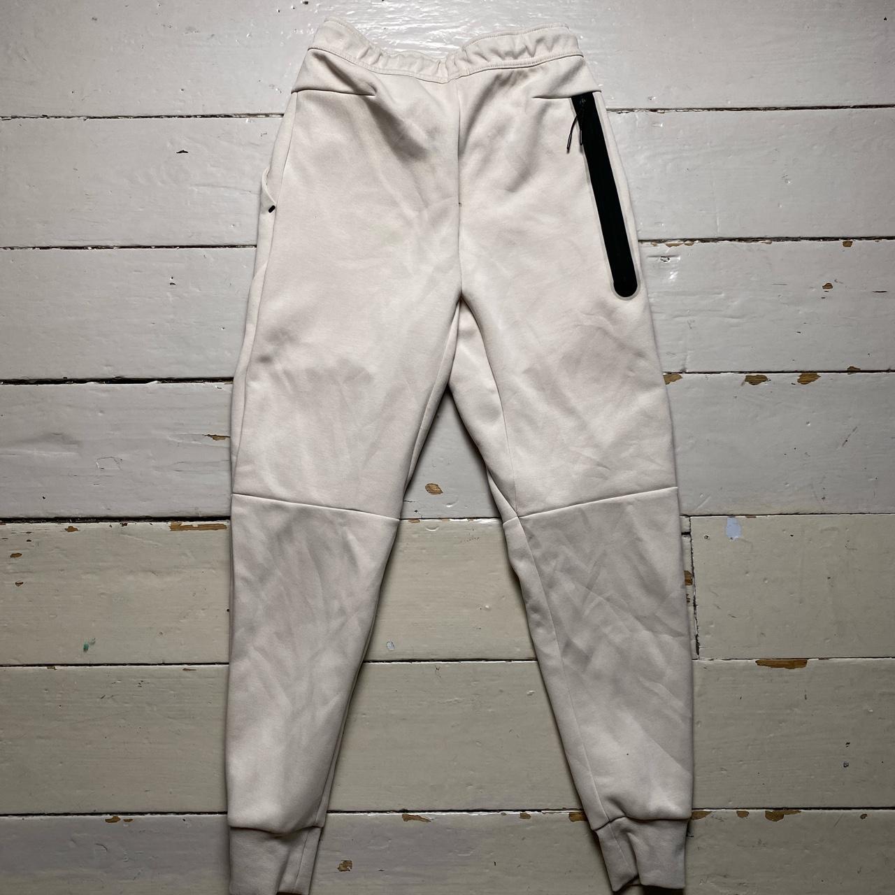 Nike Tech Fleece New Season Cream White Jogger Bottoms