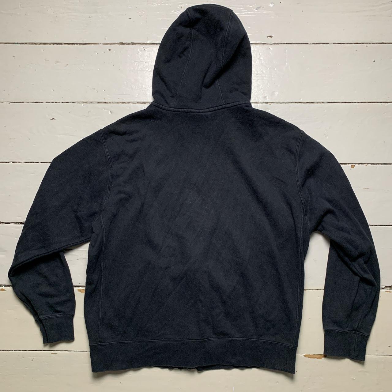 Nike Swoosh Black and White Hoodie