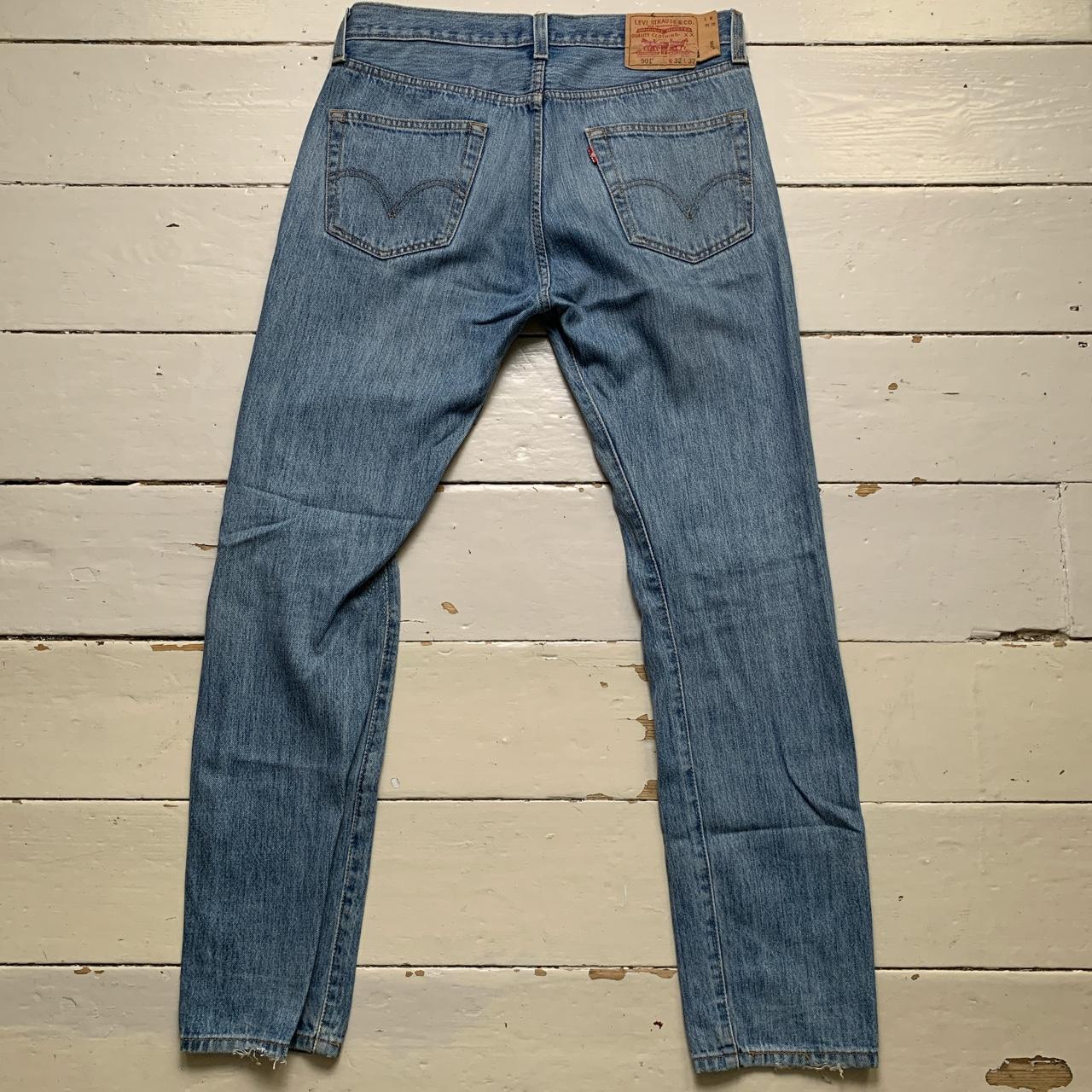 Levis 501 Light Blue Jeans