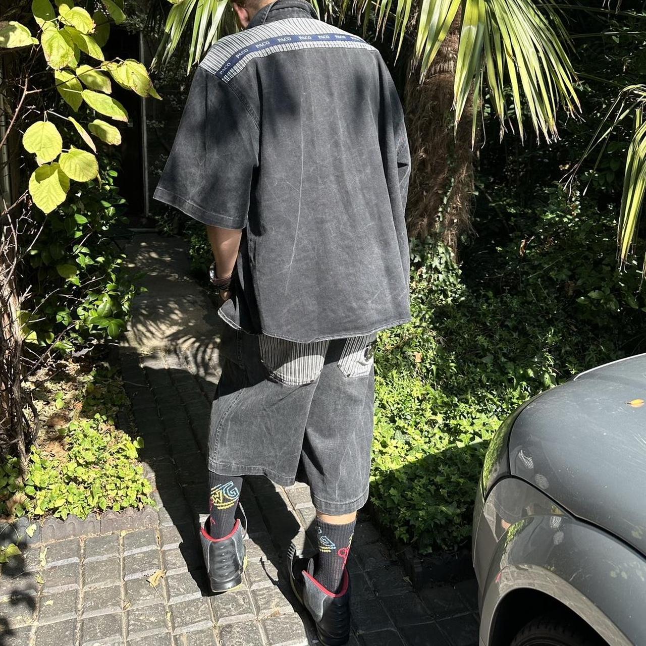 Paco Vintage 90’s Denim Shirt and Shorts Full Suit