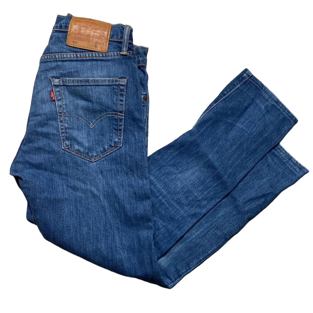 Levis 512 Slim Navy Jeans (29W)