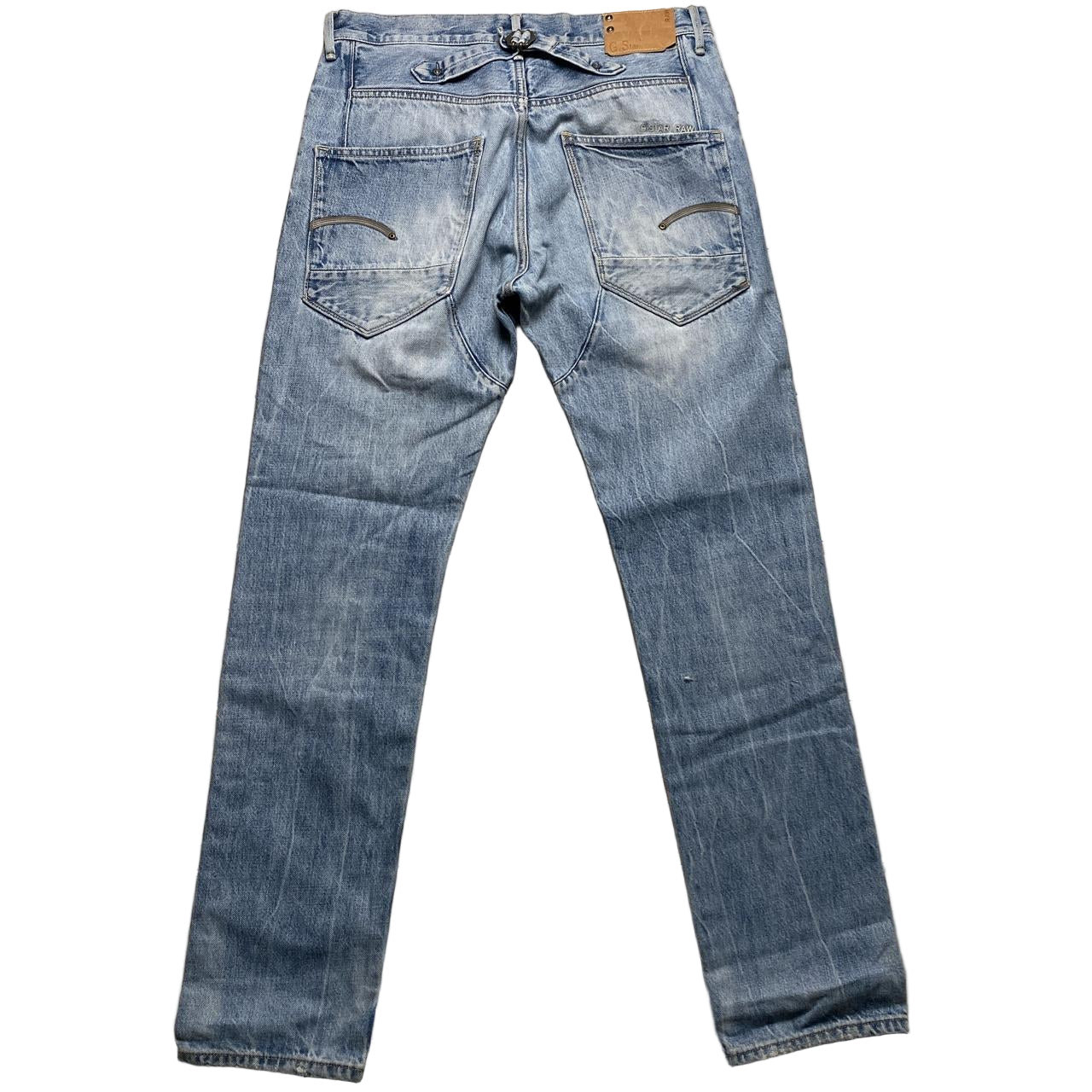 G Star Light Blue Straight Jeans (31W)