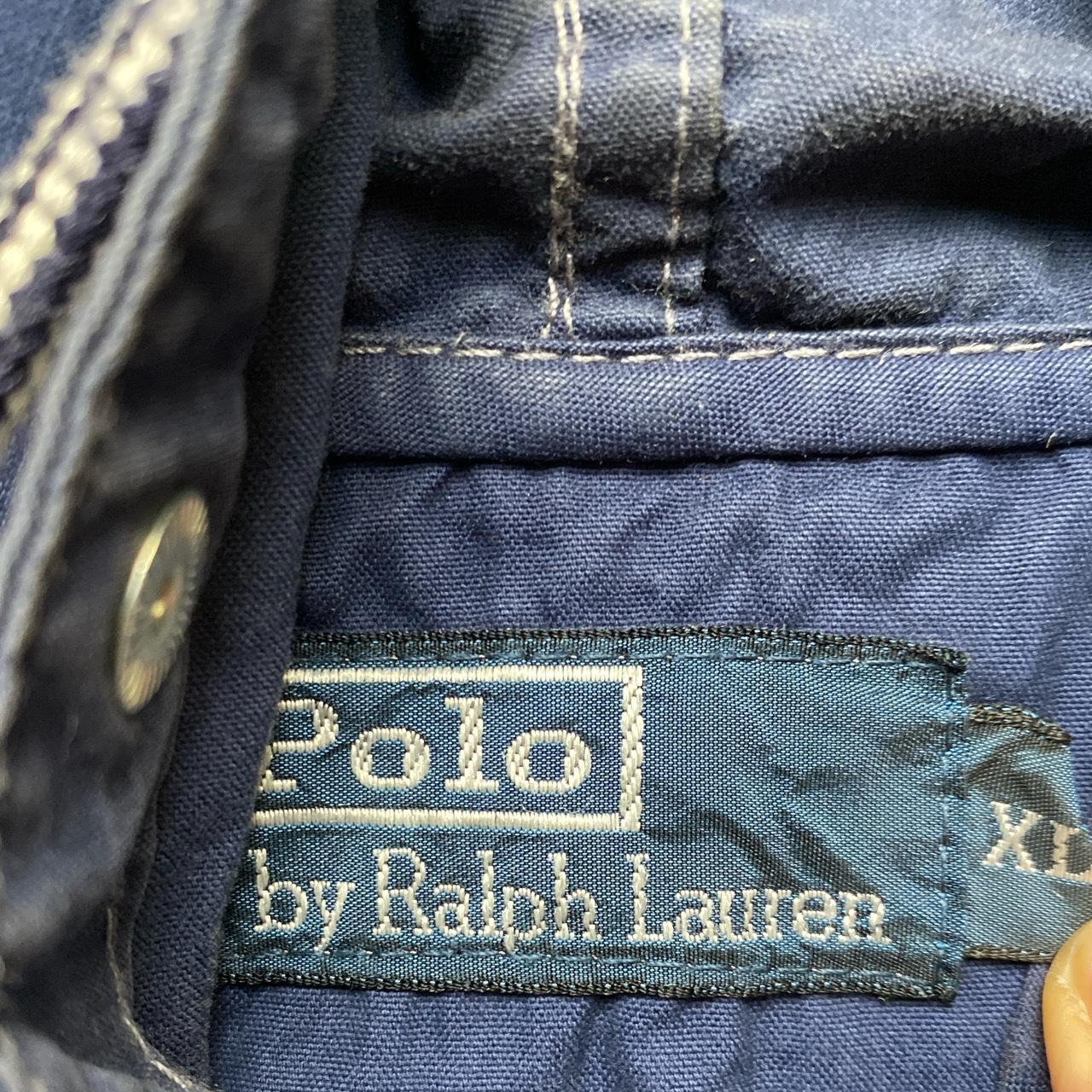 Ralph Lauren Navy and White Vintage Lightweight Jacket (XL)