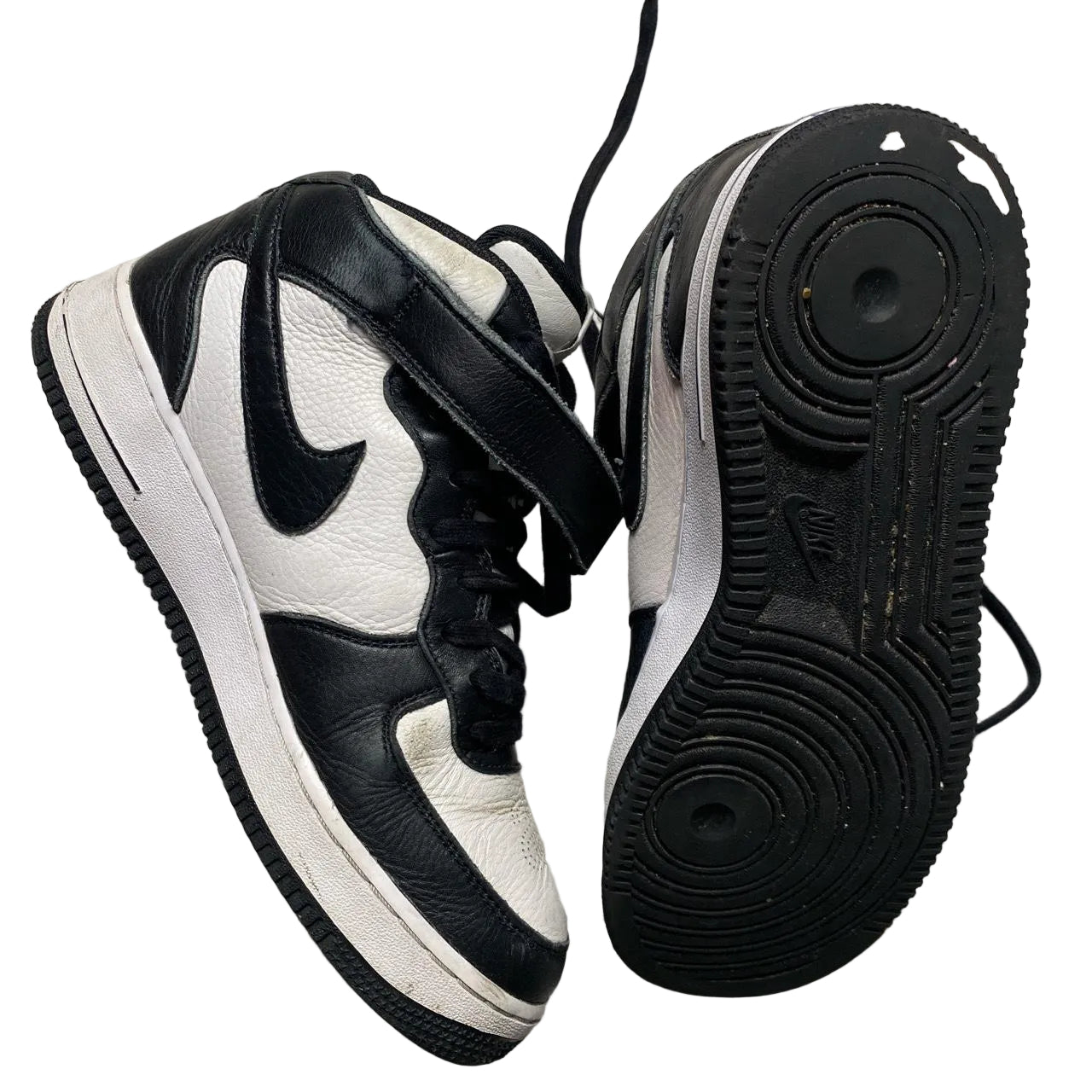 Nike Air Force 1 Mid Stussy Black and White (UK 7)