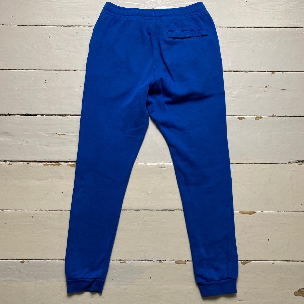 Nike Swoosh Blue and White Hoodie and Joggers Full Tracksuit