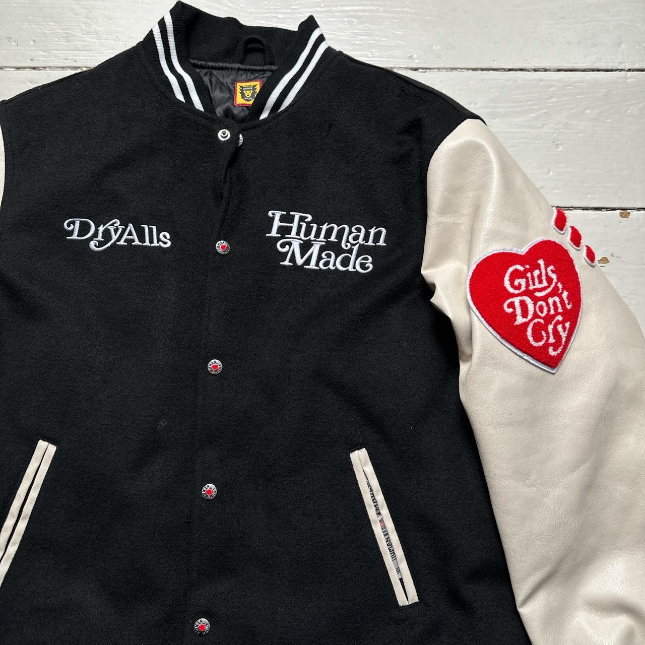 Human Made Letterman Dry Alls Girls Dont Cry Varsity Bomber Jacket