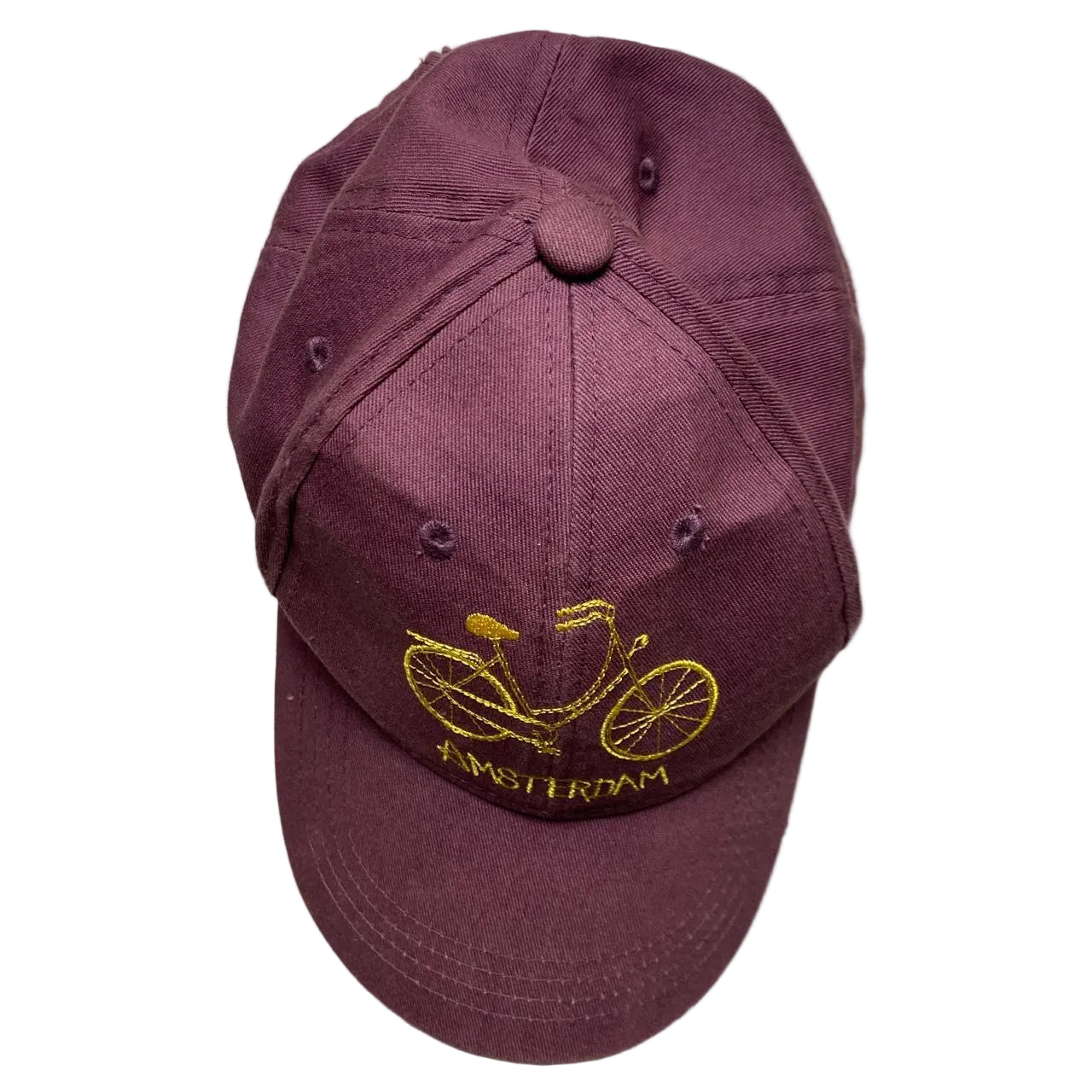 Amsterdam Burgundy and Yellow Cap