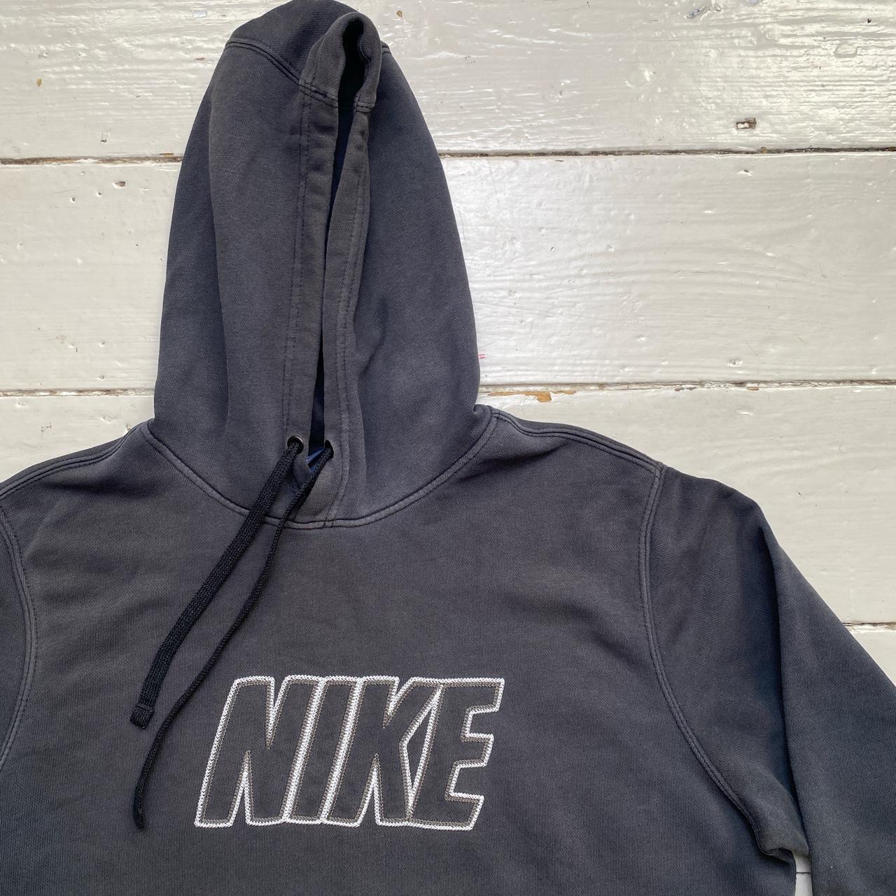 Nike Club Stitch Black and White Hoodie