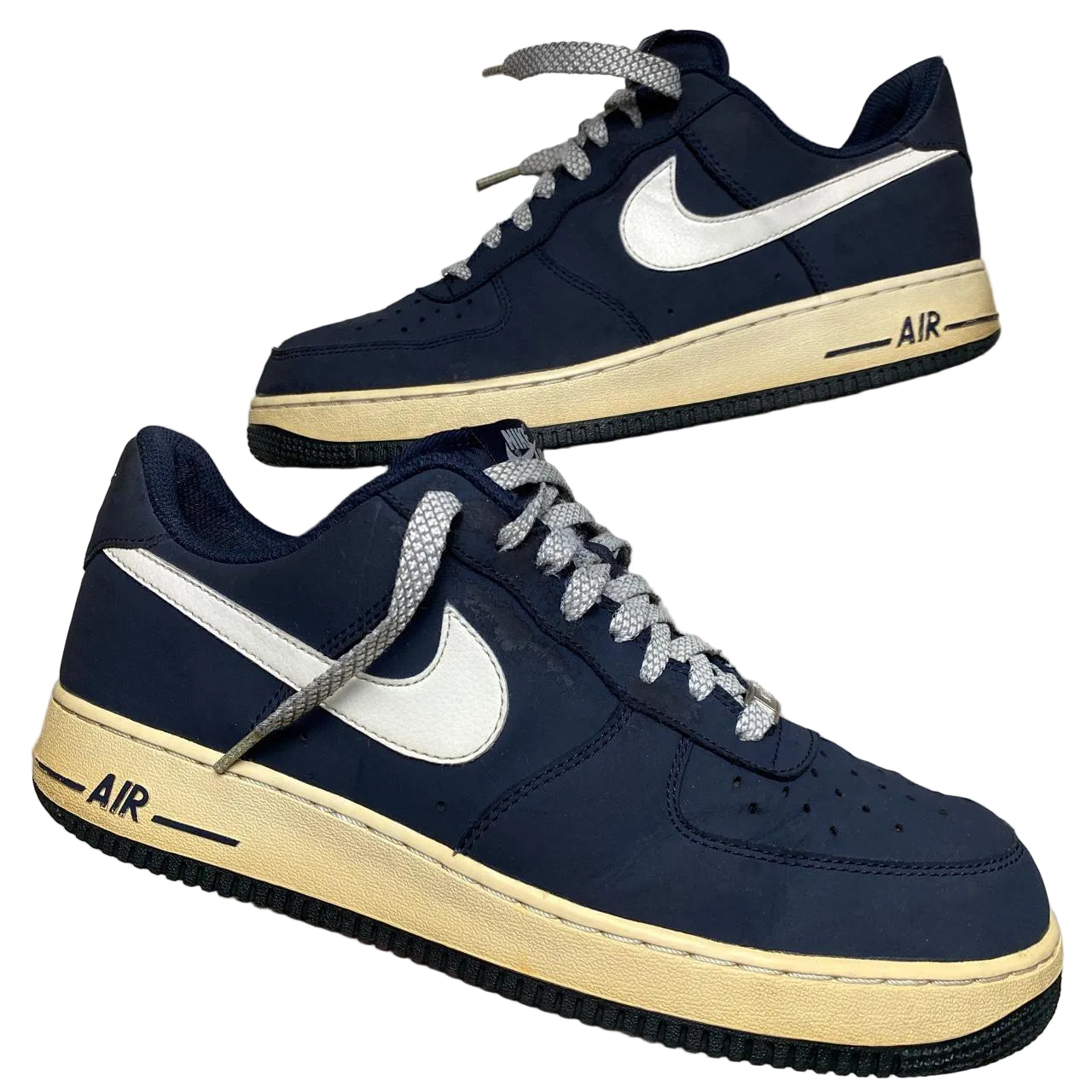 Nike Air Force 1 Navy and White (UK 10.5)