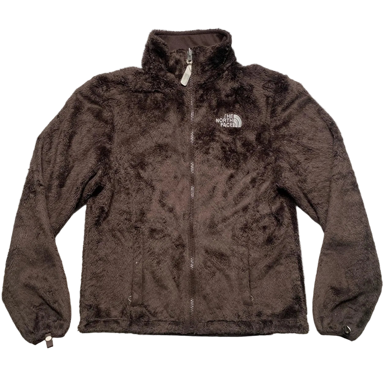The North Face Brown Teddy Fur Zip Jumper (XS)