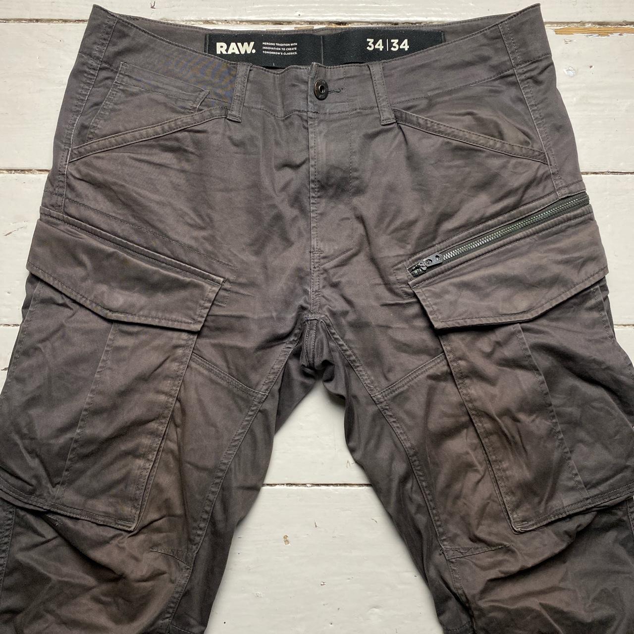 G Star Raw Brown Cargo Combat Army Trousers