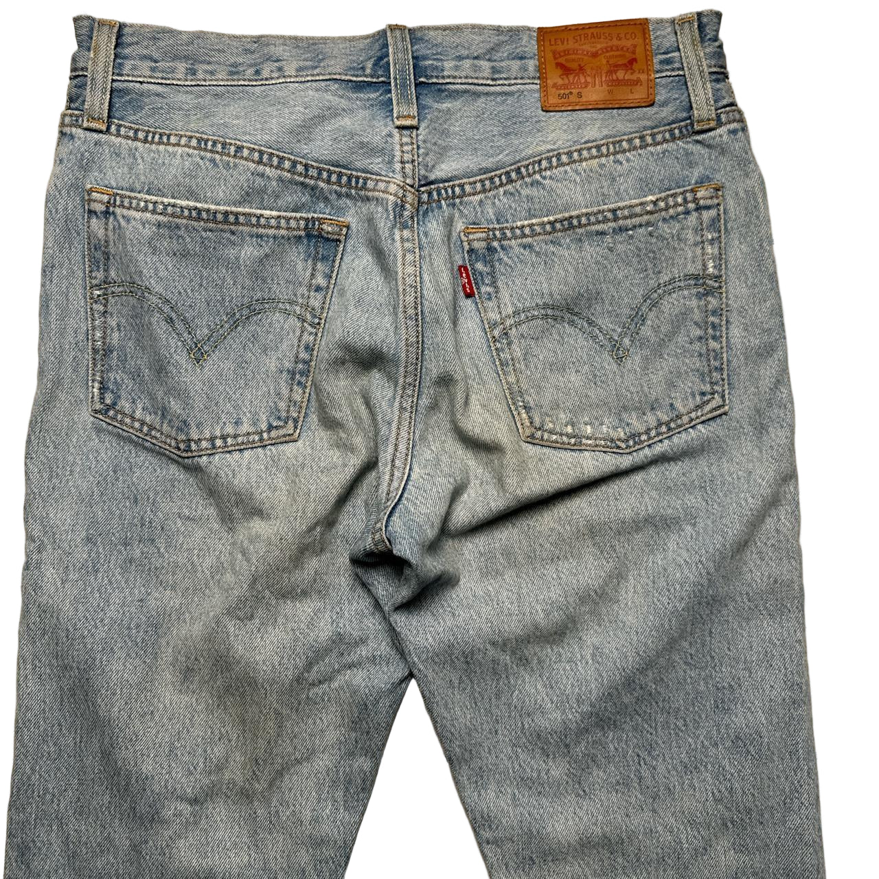 Levis 501 S Light Blue Slim Jeans (27W)