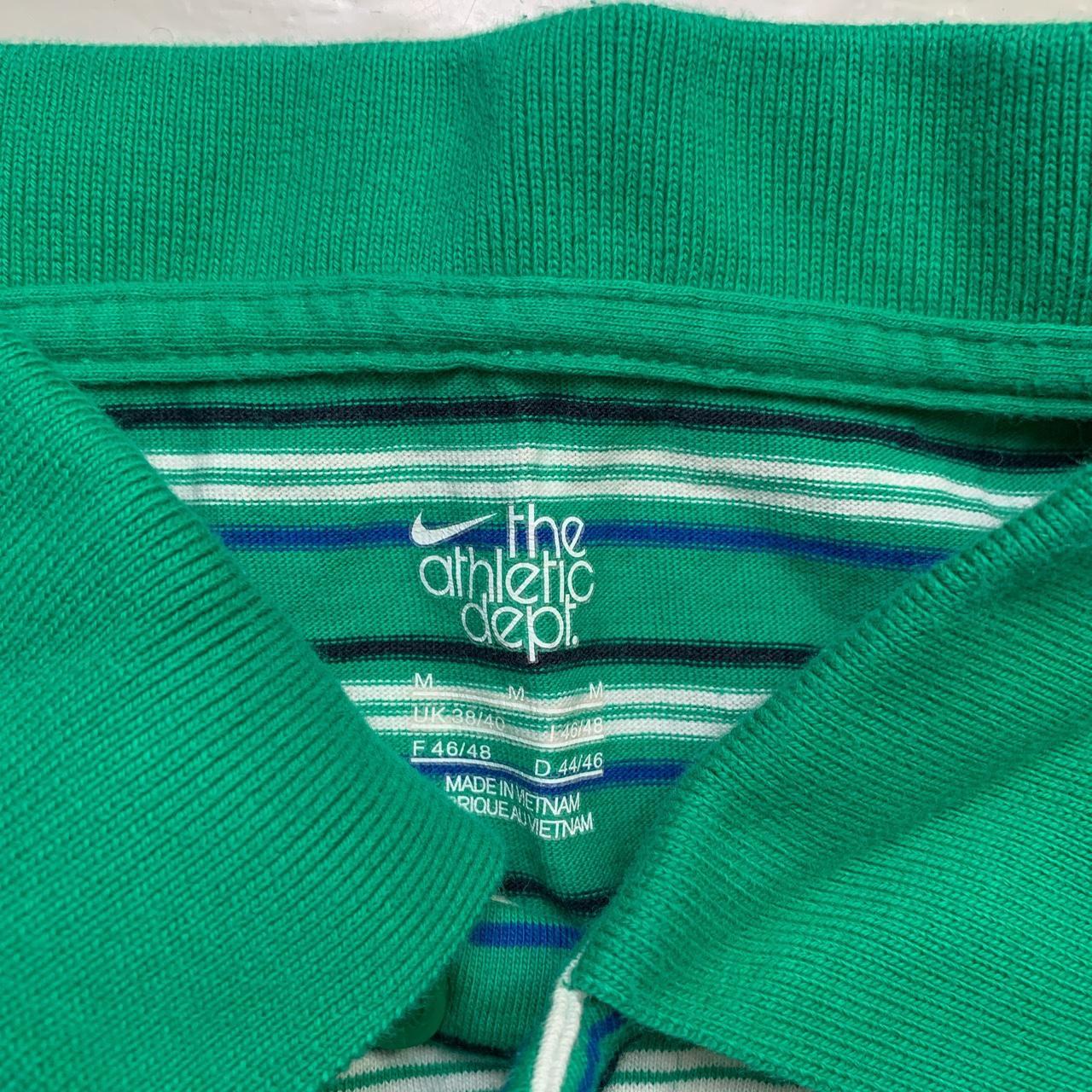 Nike Athletic Department Vintage Swoosh Striped Polo Shirt