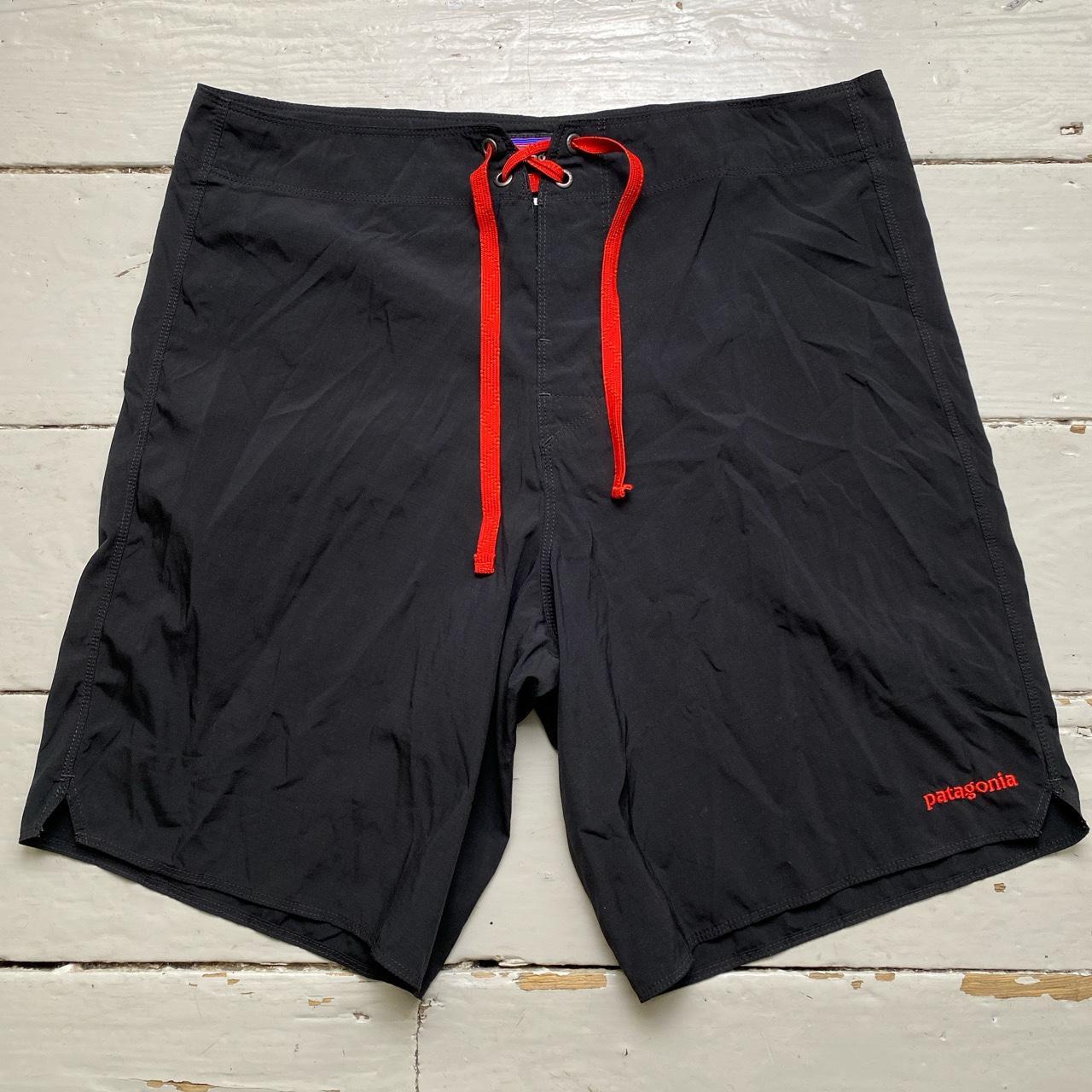 Patagonia Black and Red Shorts