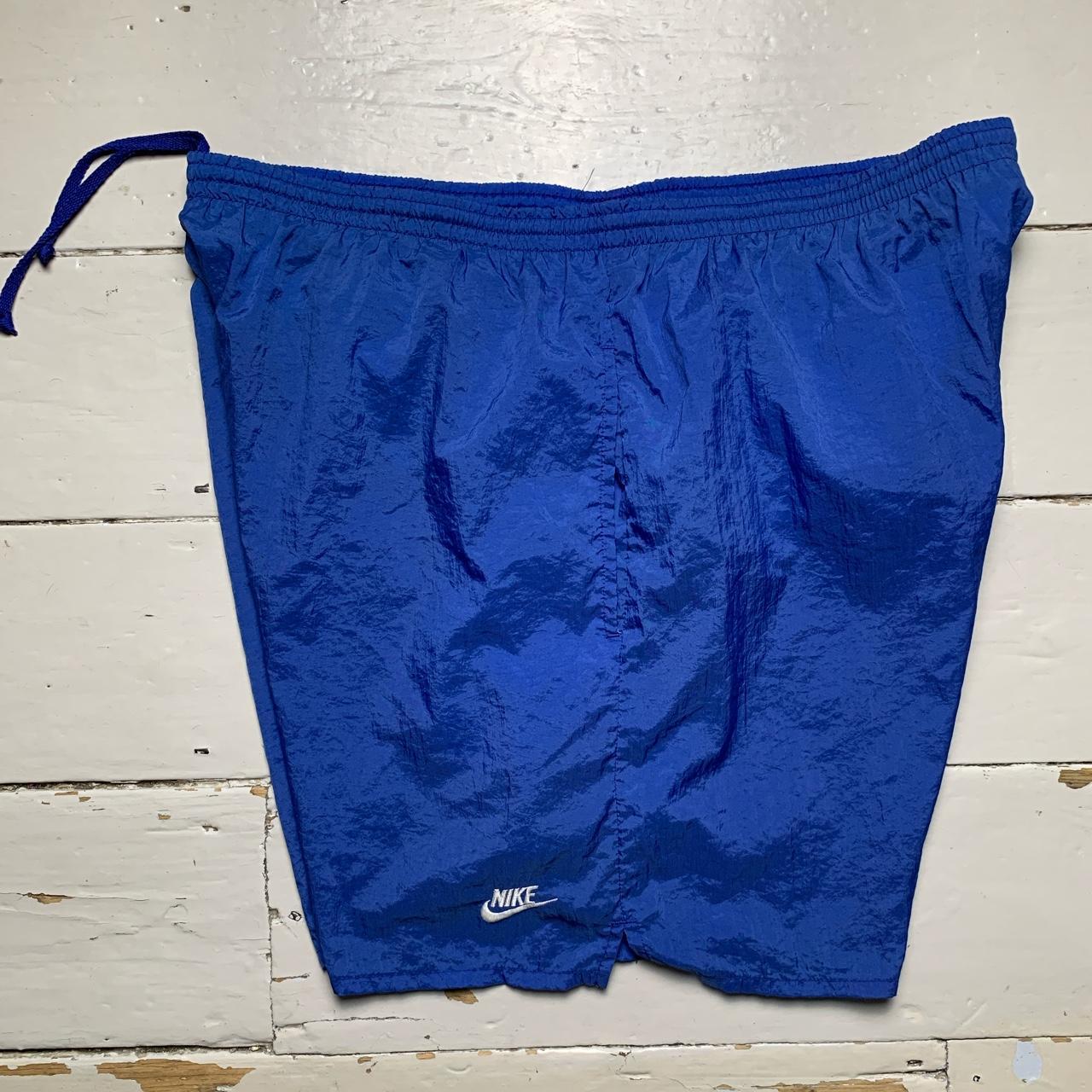 Nike Vintage 90βs Blue Shell Track Pant Shorts