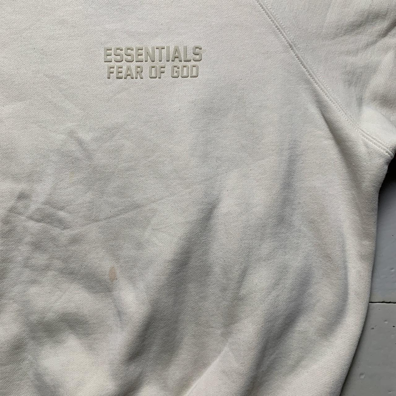 Fear Of God Essentials Cream Oversized Jumper